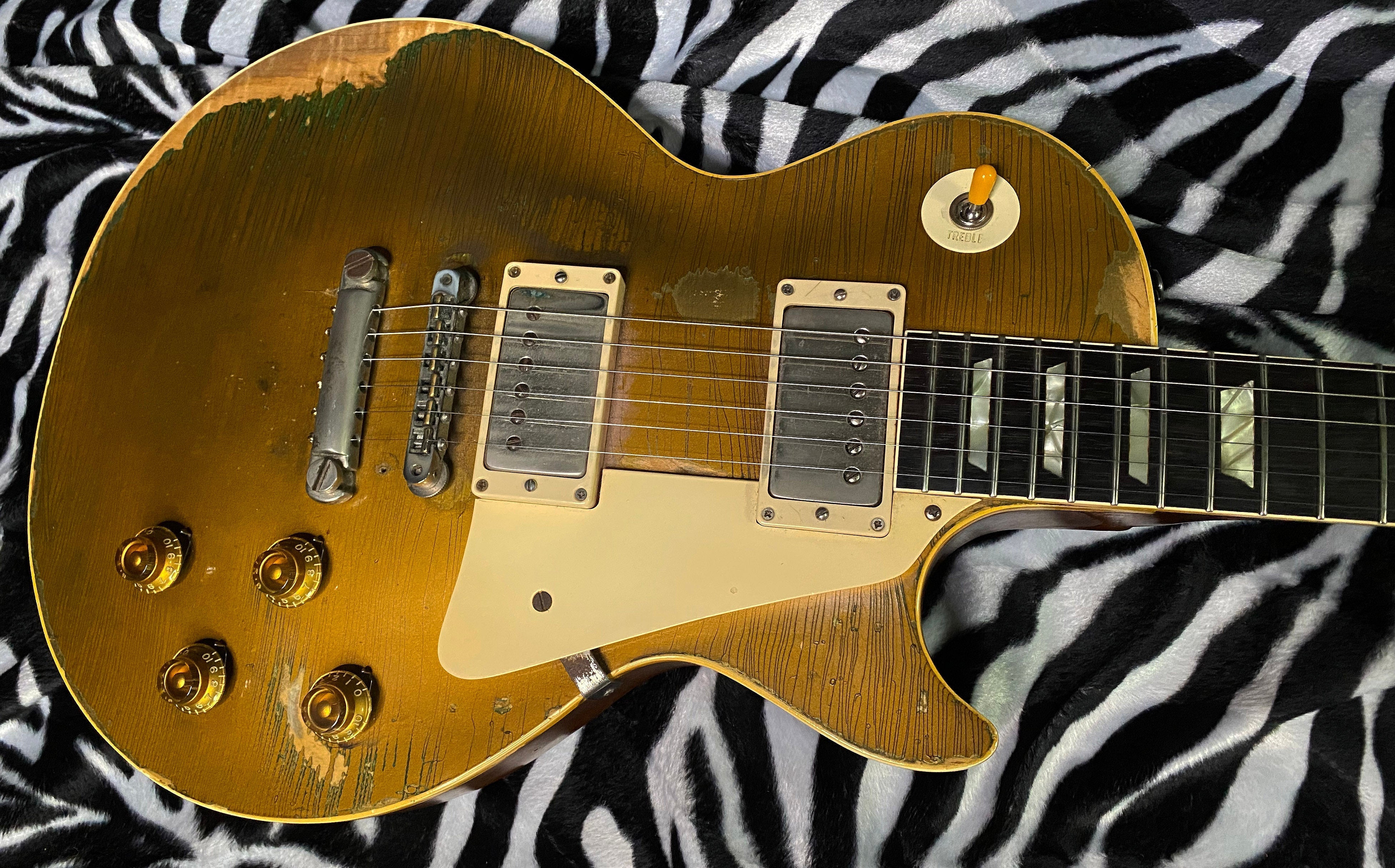 1954 Gibson Les Paul Standard Goldtop - Routed Real PAF Humbuckers - Greg Golden's #1 Gigging Guitar