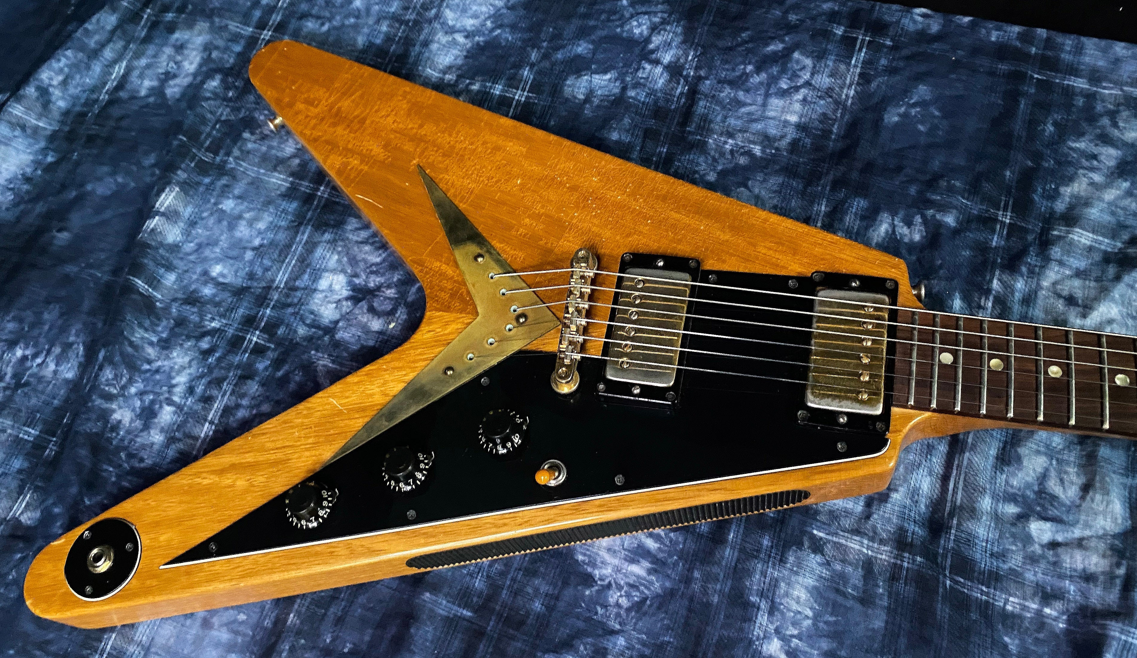 One of the Holy Grails of Vintage Gibson guitars...1958 Gibson Korina Flying V - 100% Original!