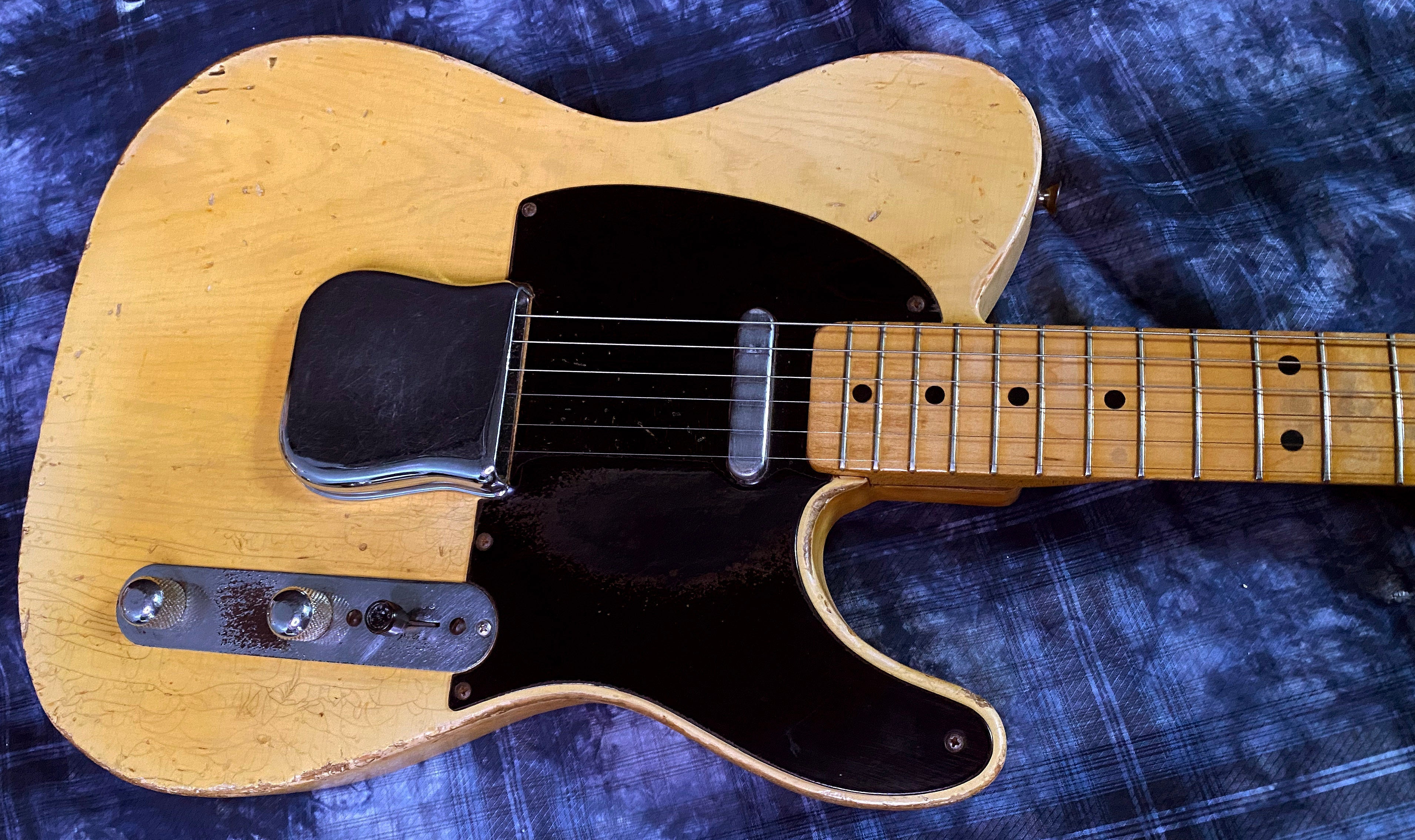 1953 Fender Black Guard Telecaster - Butterscotch Blonde Finish - 100% Original! Only 6.6lbs!