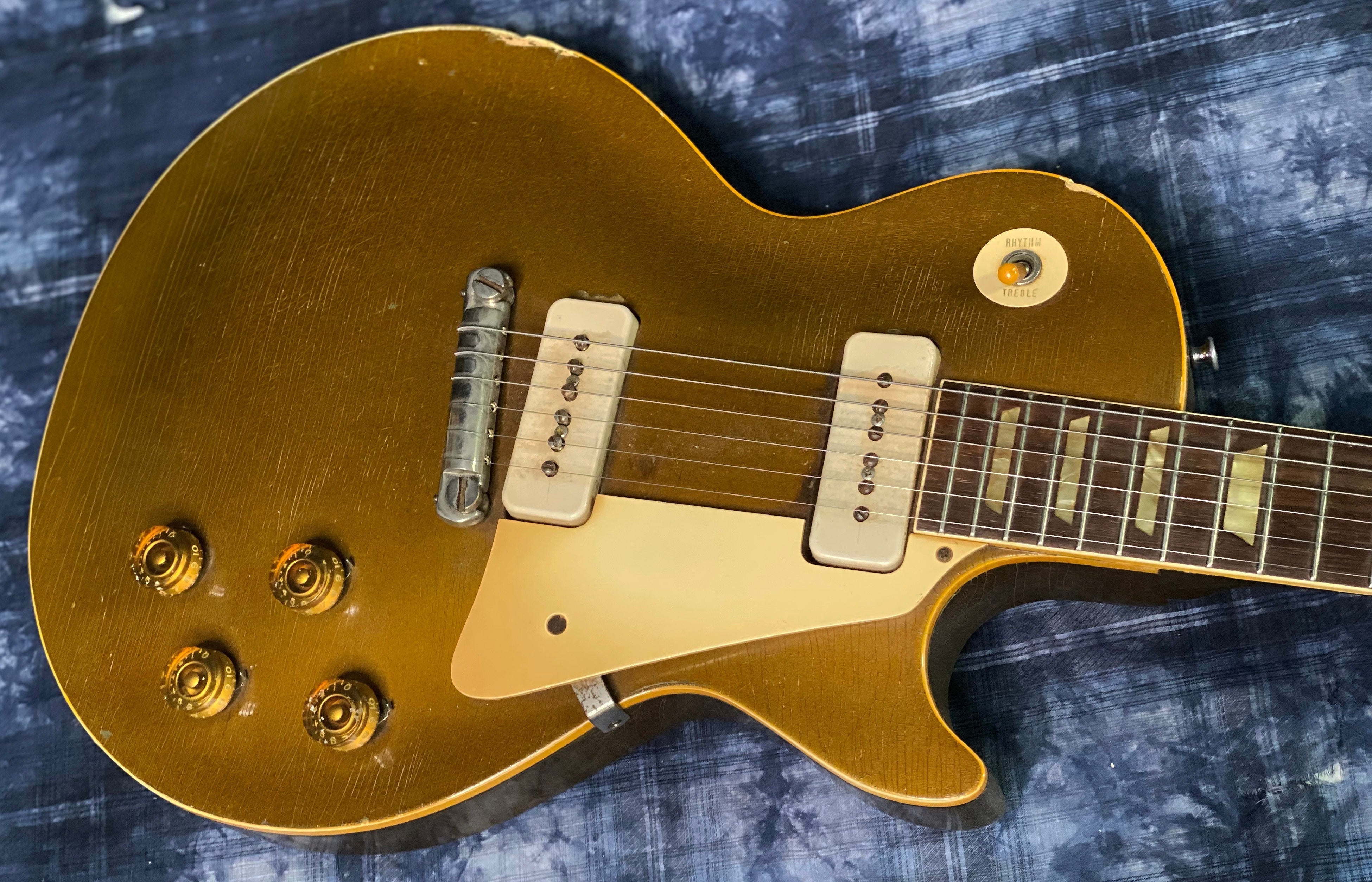 1954 Gibson Les Paul Gold Top - ALL Gold Neck and Back! 100% Stock! Weighs in at a Perfect 8.6lbs