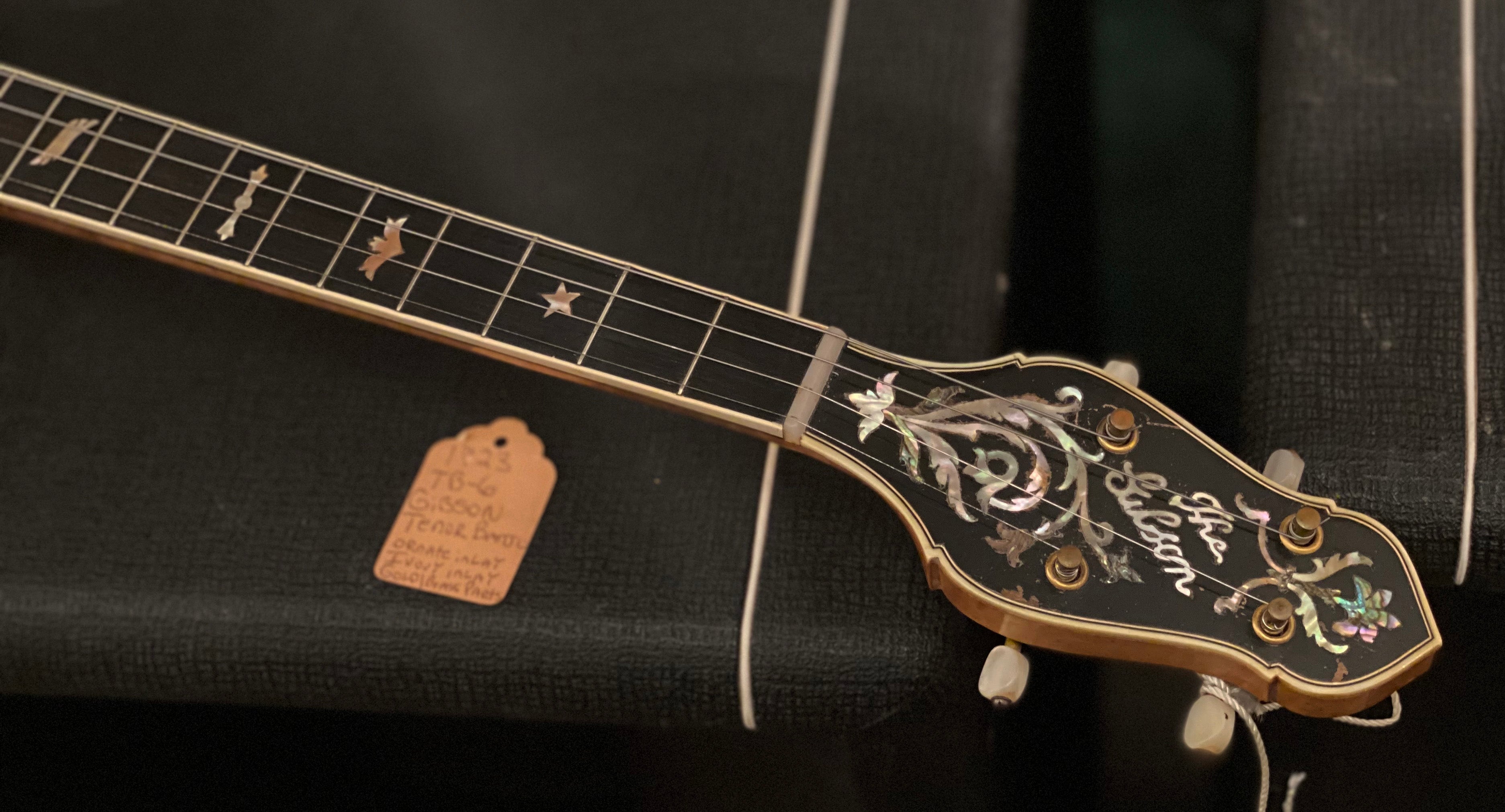 1923 Gibson TB-6 Tenor Banjo - On Display in our Vintage Vault