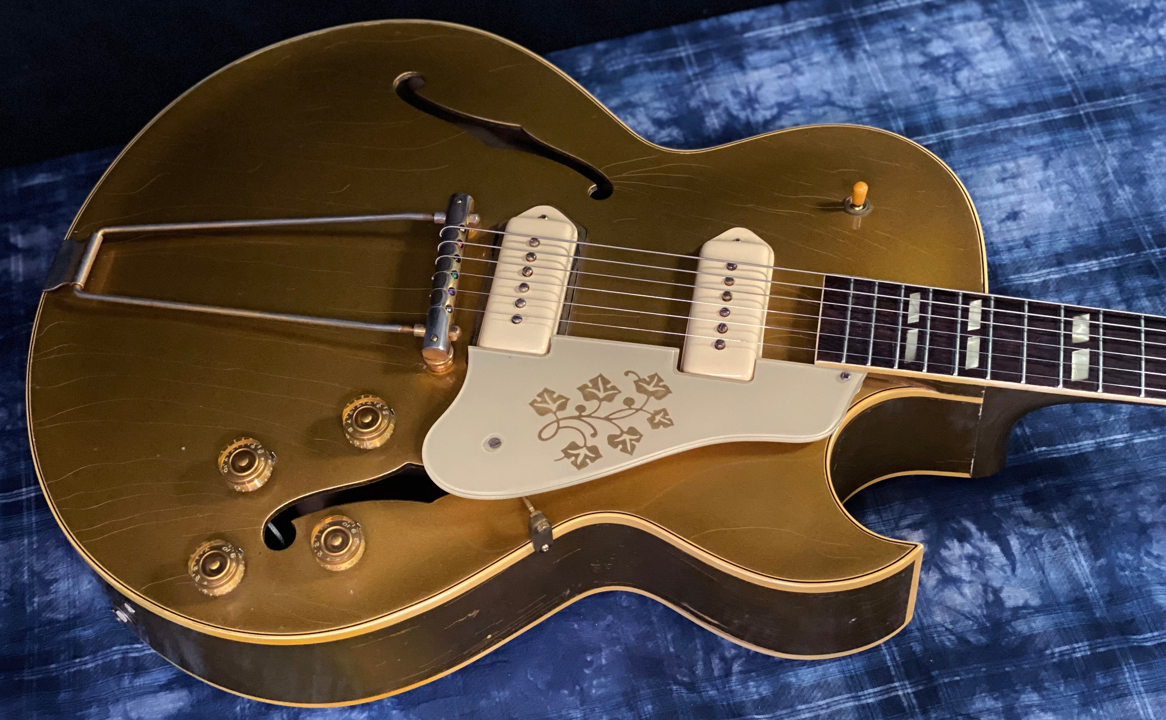 1955 Gibson ES-295 - All Gold - Super RARE!