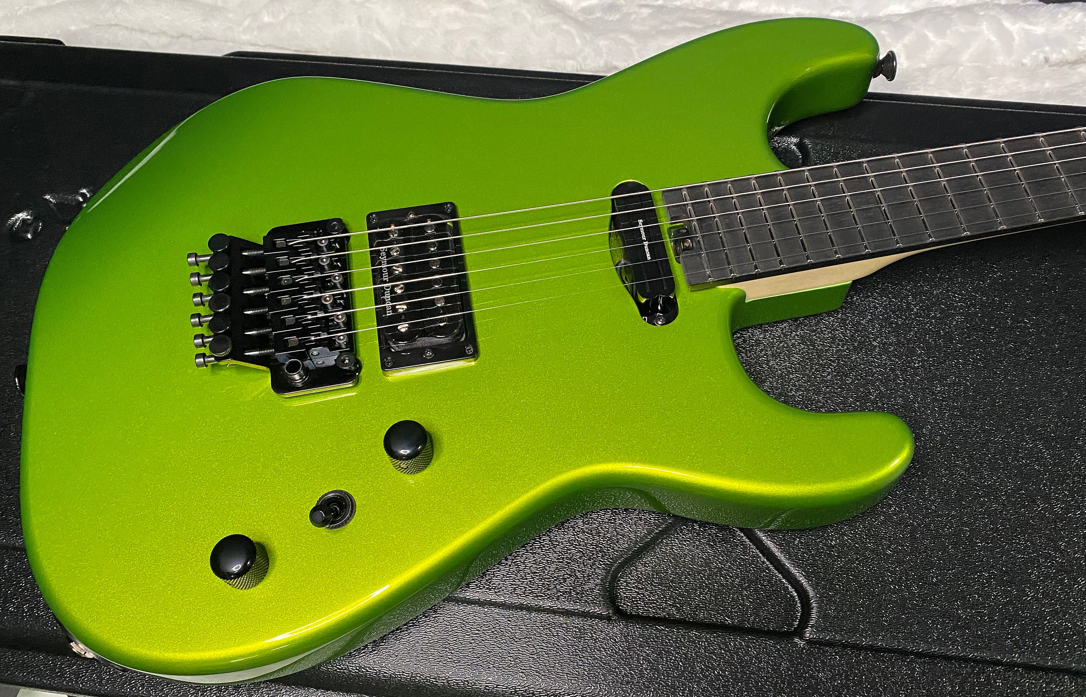 NEW ! Charvel USA Custom Shop Limited Edition San Dimas HS - Lime Green Metallic Finish - Authorized Dealer - G07484