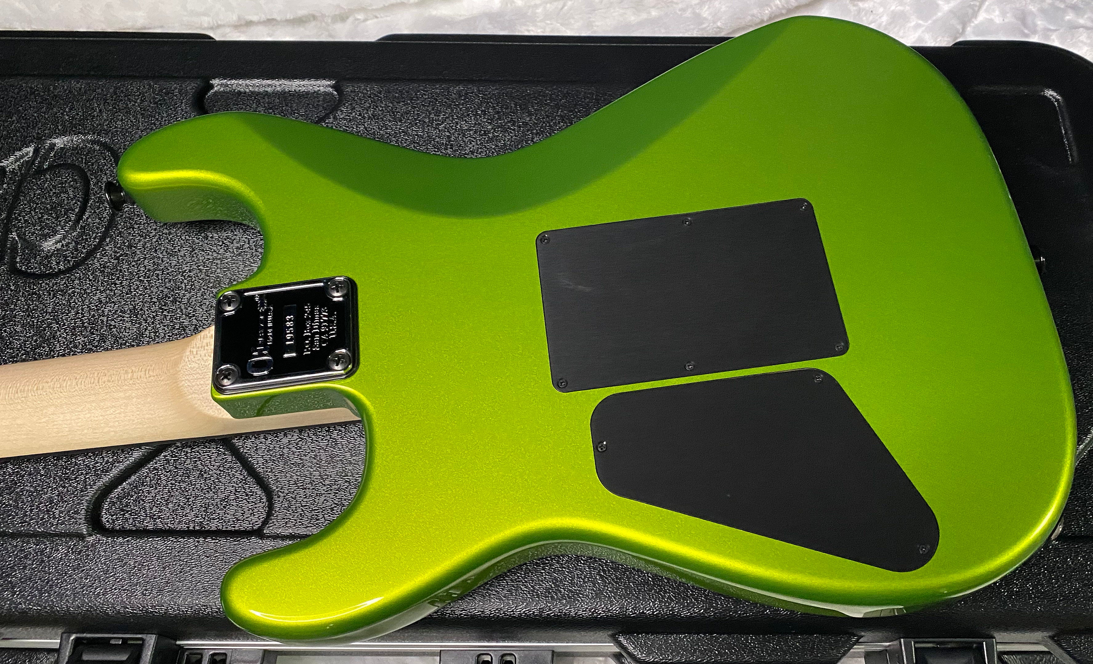 NEW ! Charvel USA Custom Shop Limited Edition San Dimas HS - Lime Green Metallic Finish - Authorized Dealer - G07484