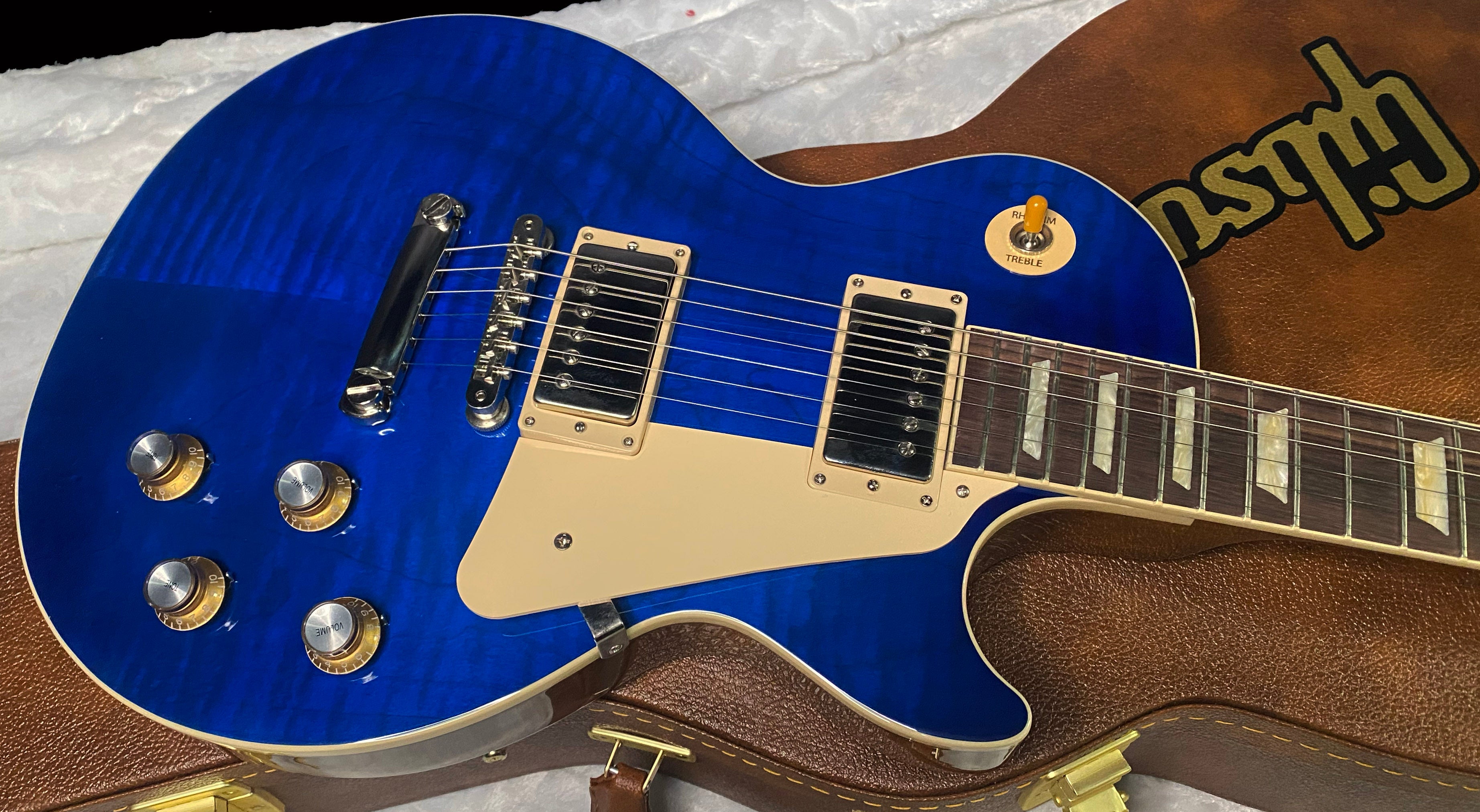NEW ! Gibson Les Paul Standard '60s - AAA Flame - Viper Blue - Limited Edition - Only 8.8lbs - Authorized Dealer - G07501