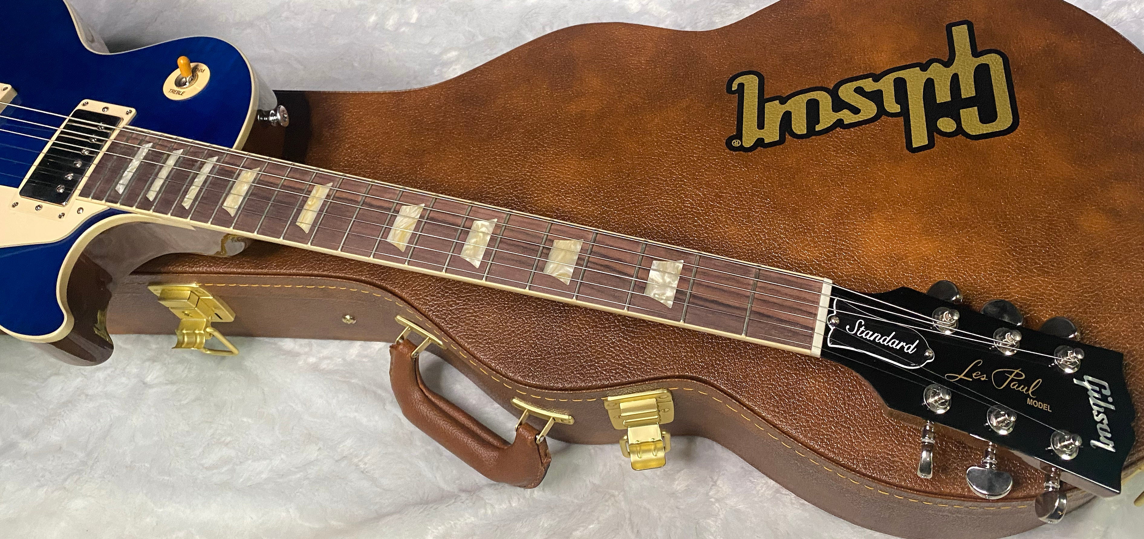 NEW ! Gibson Les Paul Standard '60s - AAA Flame - Viper Blue - Limited Edition - Only 8.8lbs - Authorized Dealer - G07501