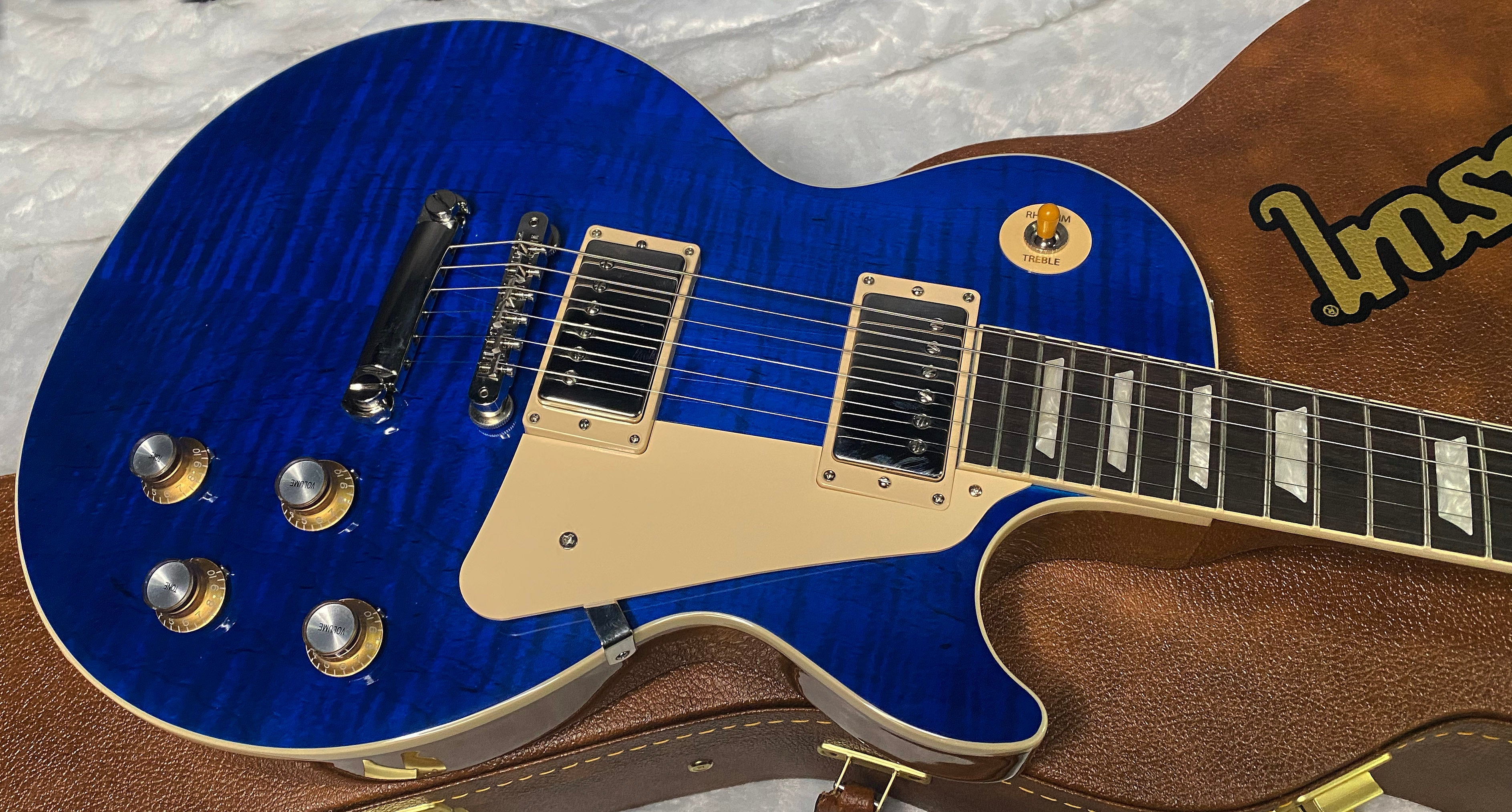 NEW ! Gibson Les Paul Standard '60s - AAA Flame - Viper Blue - Limited Edition - Only 9lbs - Monster Flame Top - Authorized Dealer - G07499