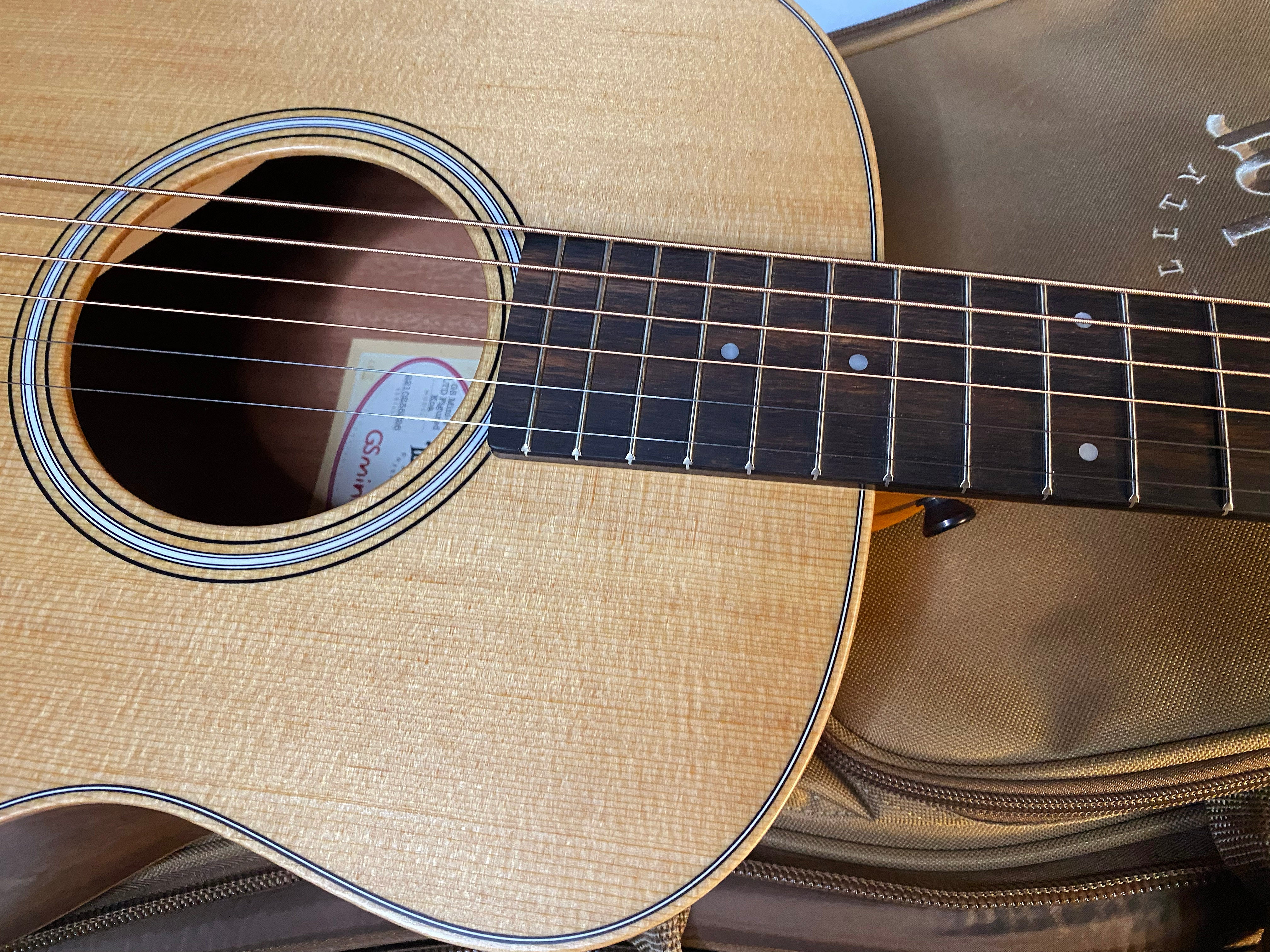 NEW! Taylor GS Mini-e LTD AAA Figured Koa - Natural - Authorized Dealer - Absolutely Beautiful! 3.8lbs - Gig Bag - Authorized Dealer - G06051
