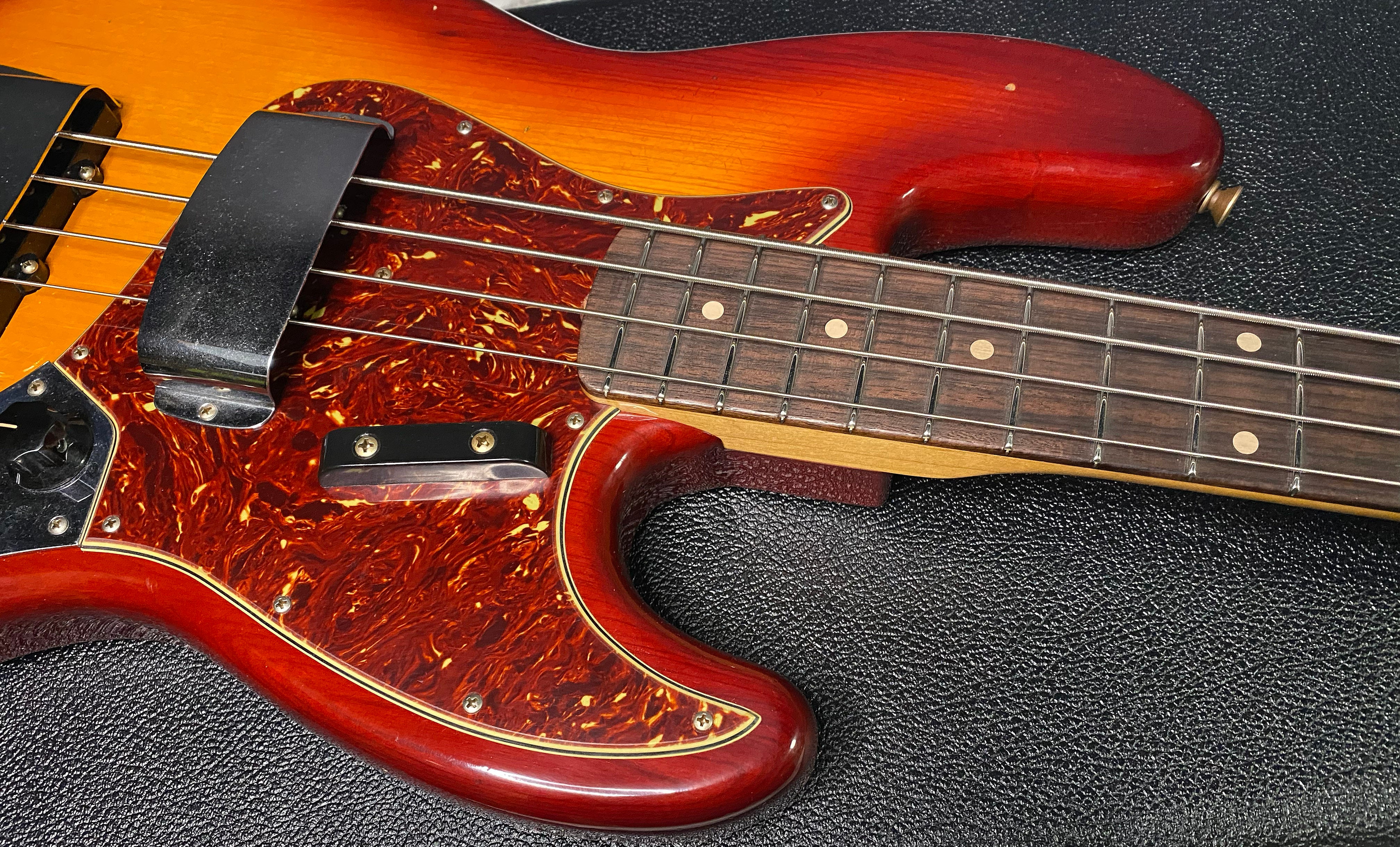 NEW! Fender Custom Shop 64 Jazz Bass Relic - Aged Cherry Sunburst Finish - Ash Body - 9.3 lbs - Authorized Dealer - G07508
