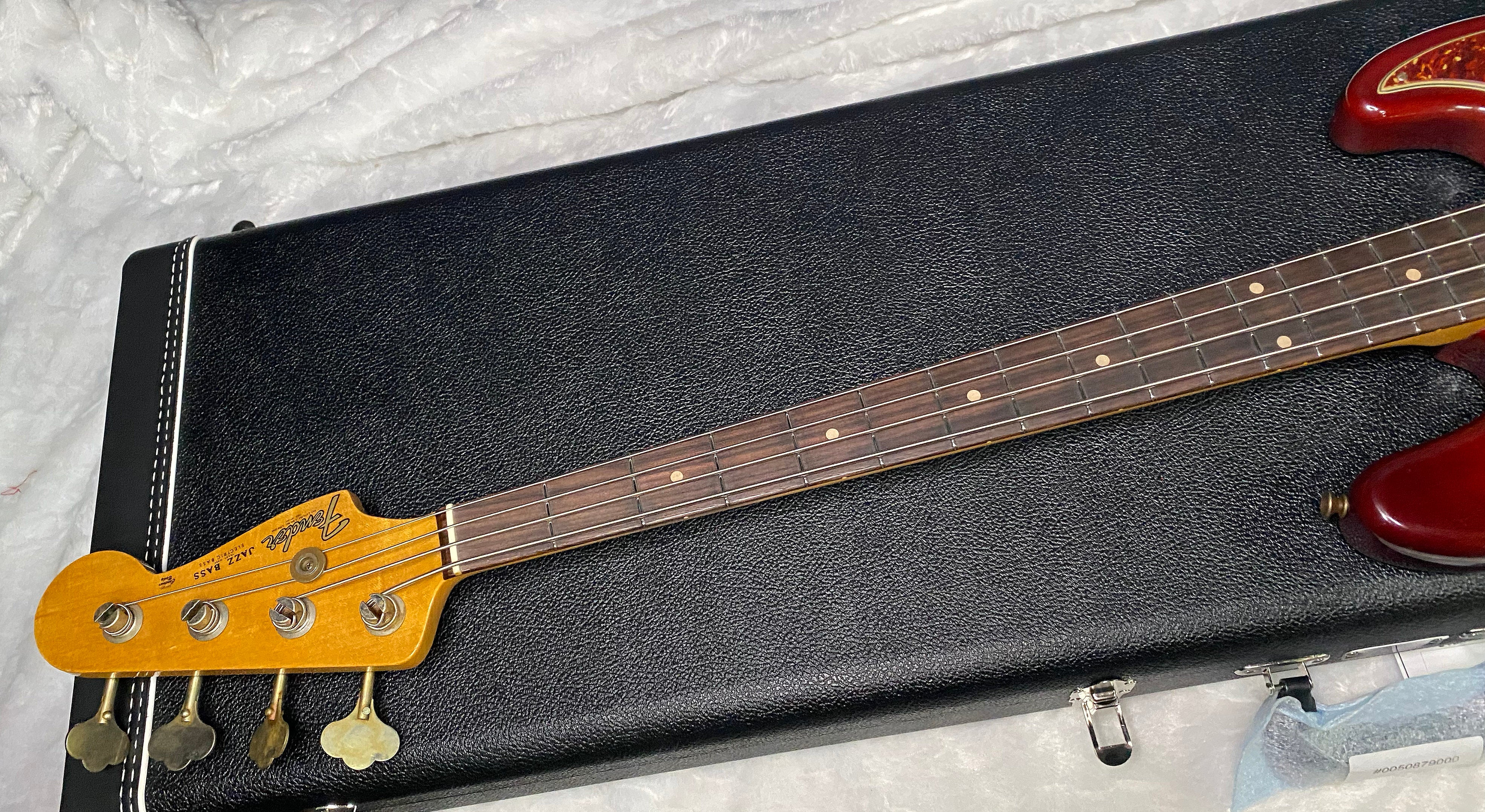NEW! Fender Custom Shop 64 Jazz Bass Relic - Aged Cherry Sunburst Finish - Ash Body - 9.3 lbs - Authorized Dealer - G07508