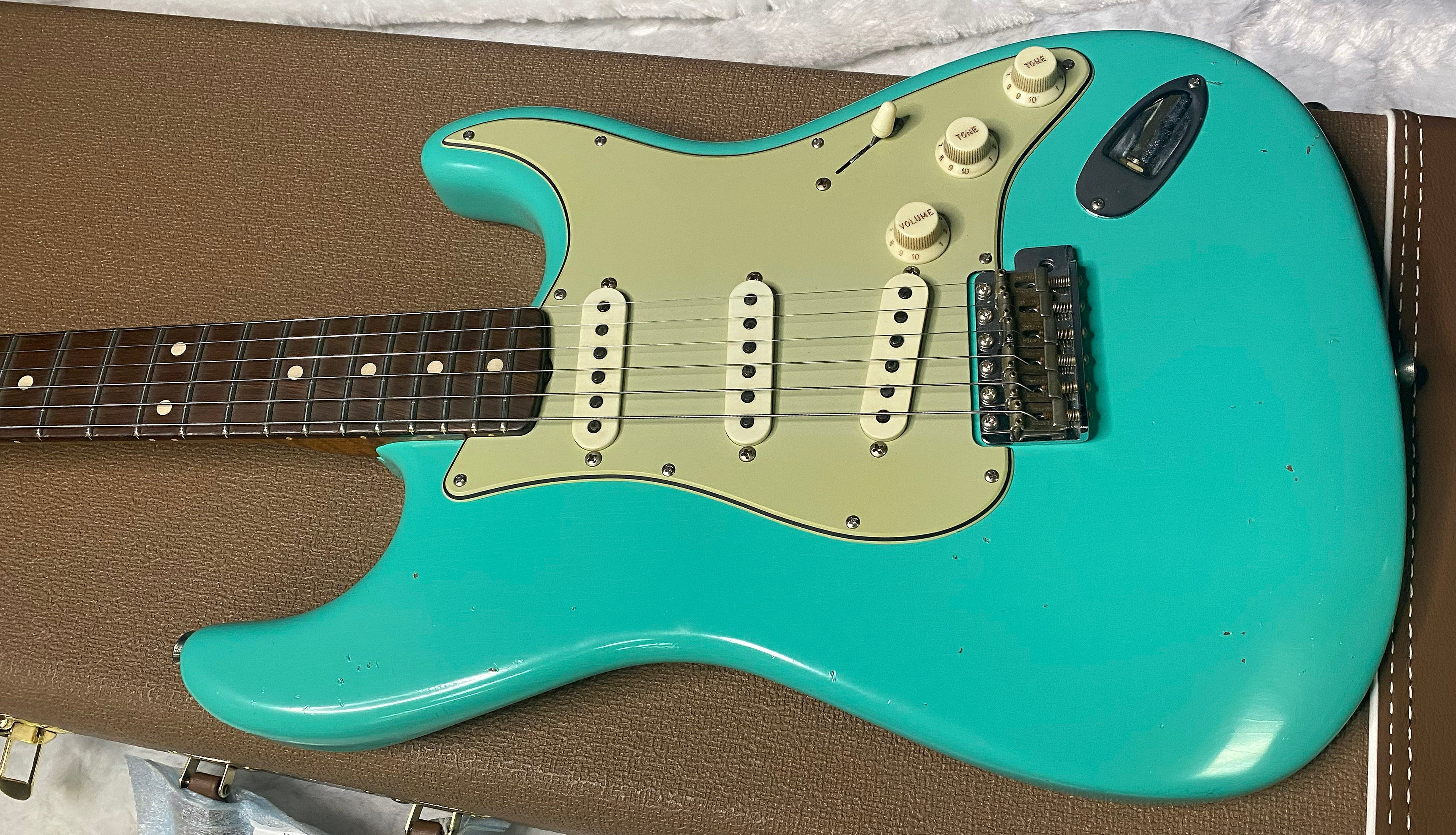 NEW! Fender 59 Stratocaster Custom Shop Relic Masterbuilt Dennis Galuska Brazilian - 7.4lbs - Authorized Dealer - G07505