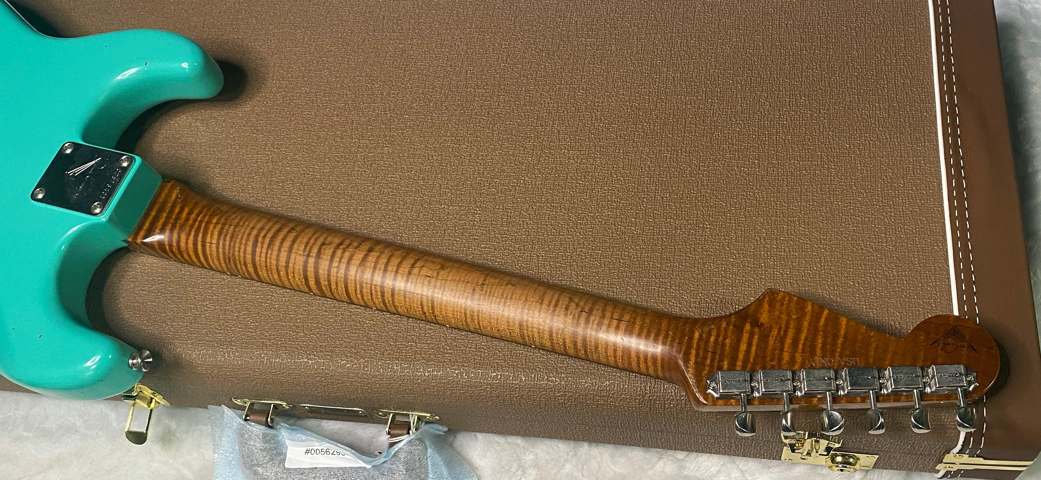 NEW! Fender 59 Stratocaster Custom Shop Relic Masterbuilt Dennis Galuska Brazilian - 7.4lbs - Authorized Dealer - G07505