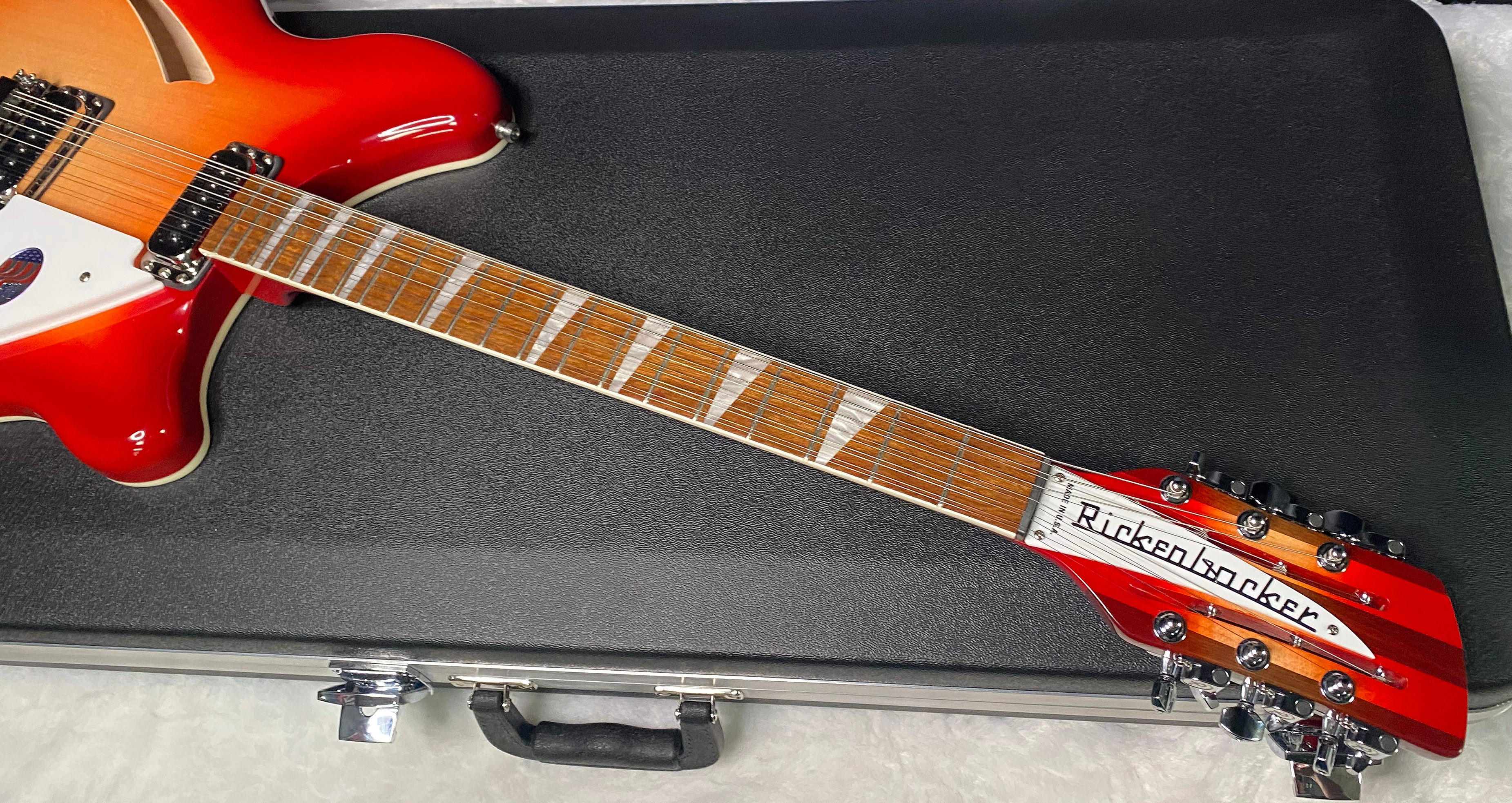NEW ! Rickenbacker 360/12 Fire Glo - 12-String Semi Hollowbody - 7.95 lbs - Authorized Dealer - G07510