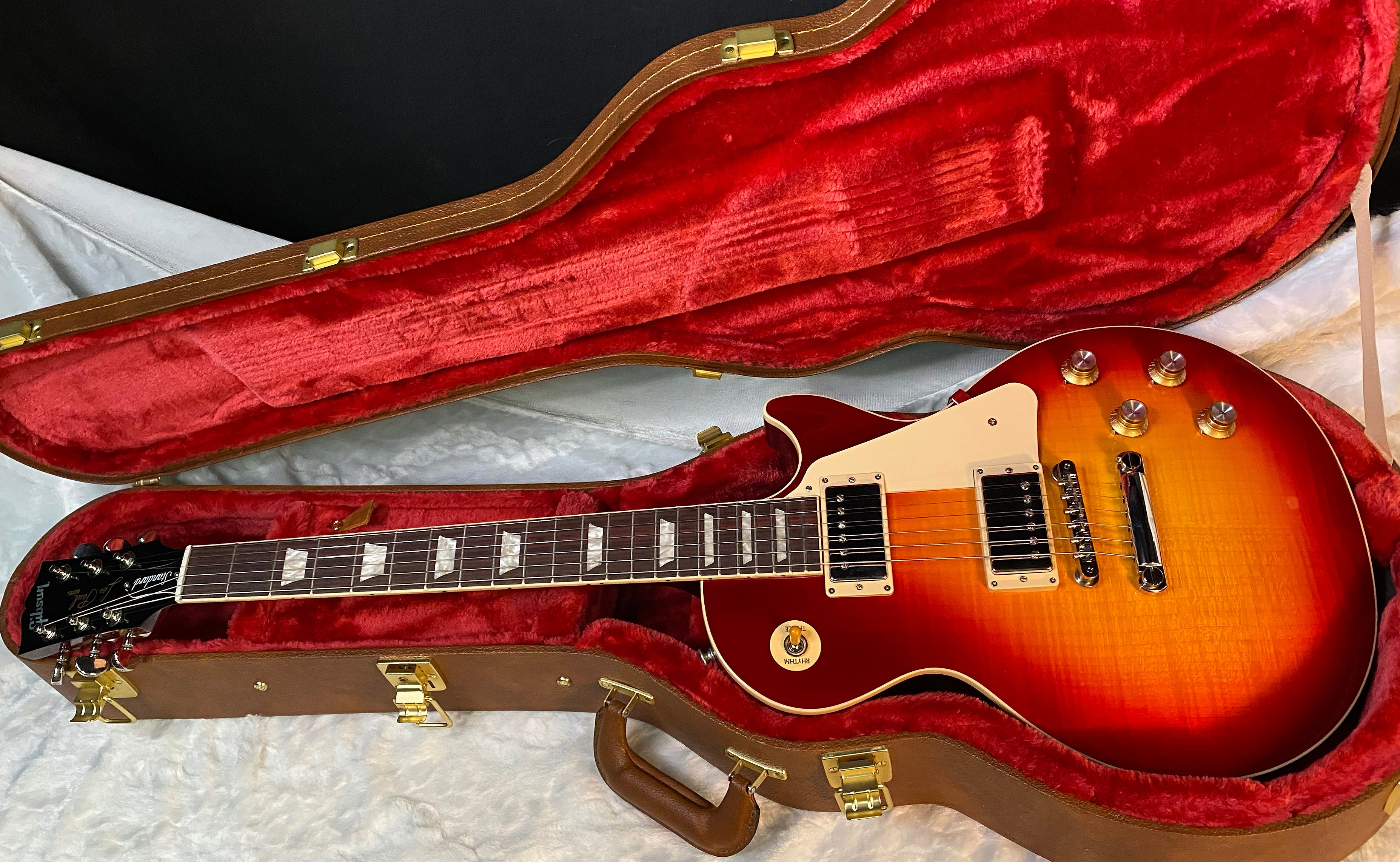 NEW! Gibson Les Paul 60's Standard - Dark Cherry Sunburst - Limited Edition - Authorized Dealer - AAA Flame Maple Top - 9.2 lbs - G06111