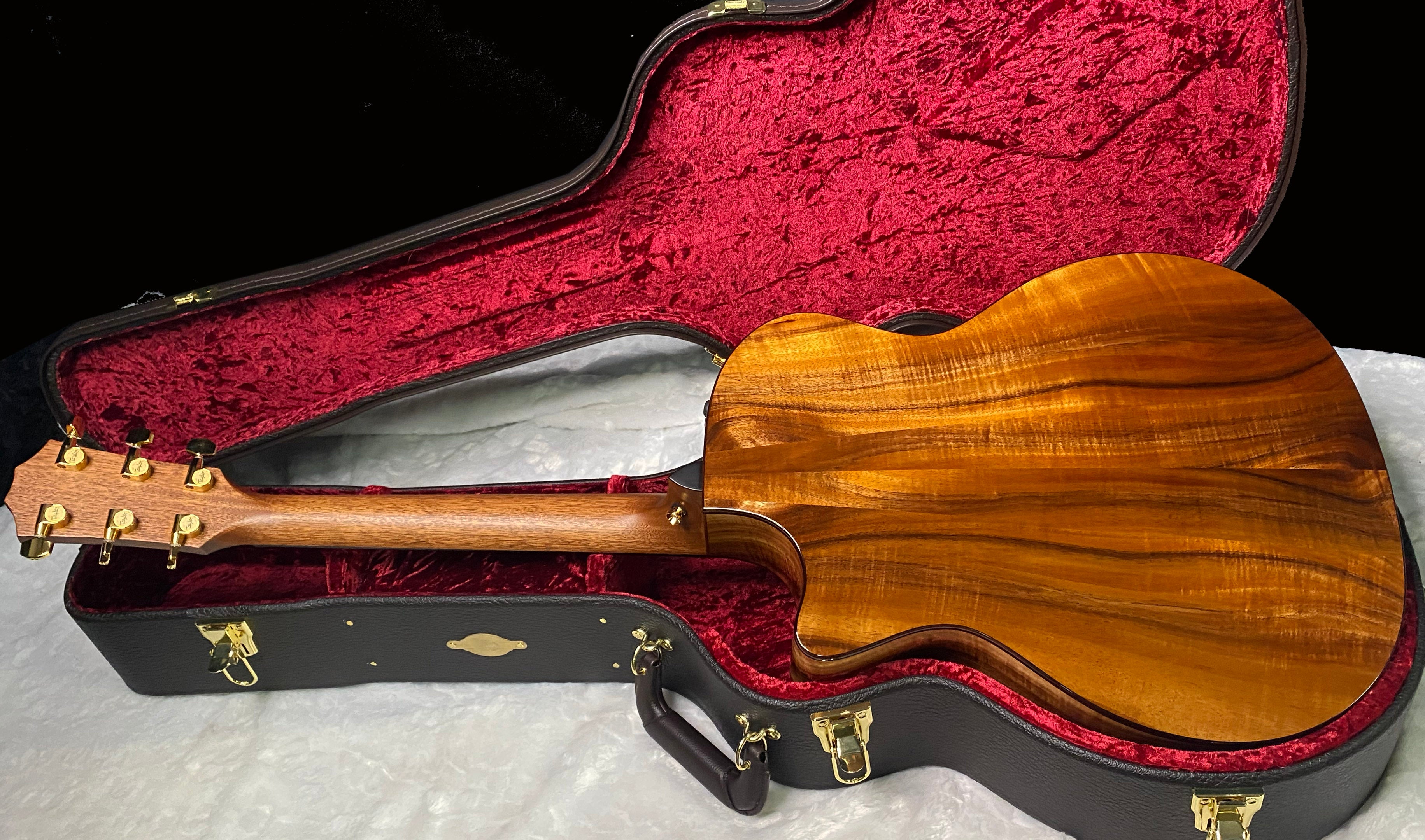 NEW! Taylor Custom 724ce Acoustic-Electric Guitar - Natural Gloss - AAAAA Hand Picked Koa - 4.7lbs - WOW! Authorized Dealer - G07514