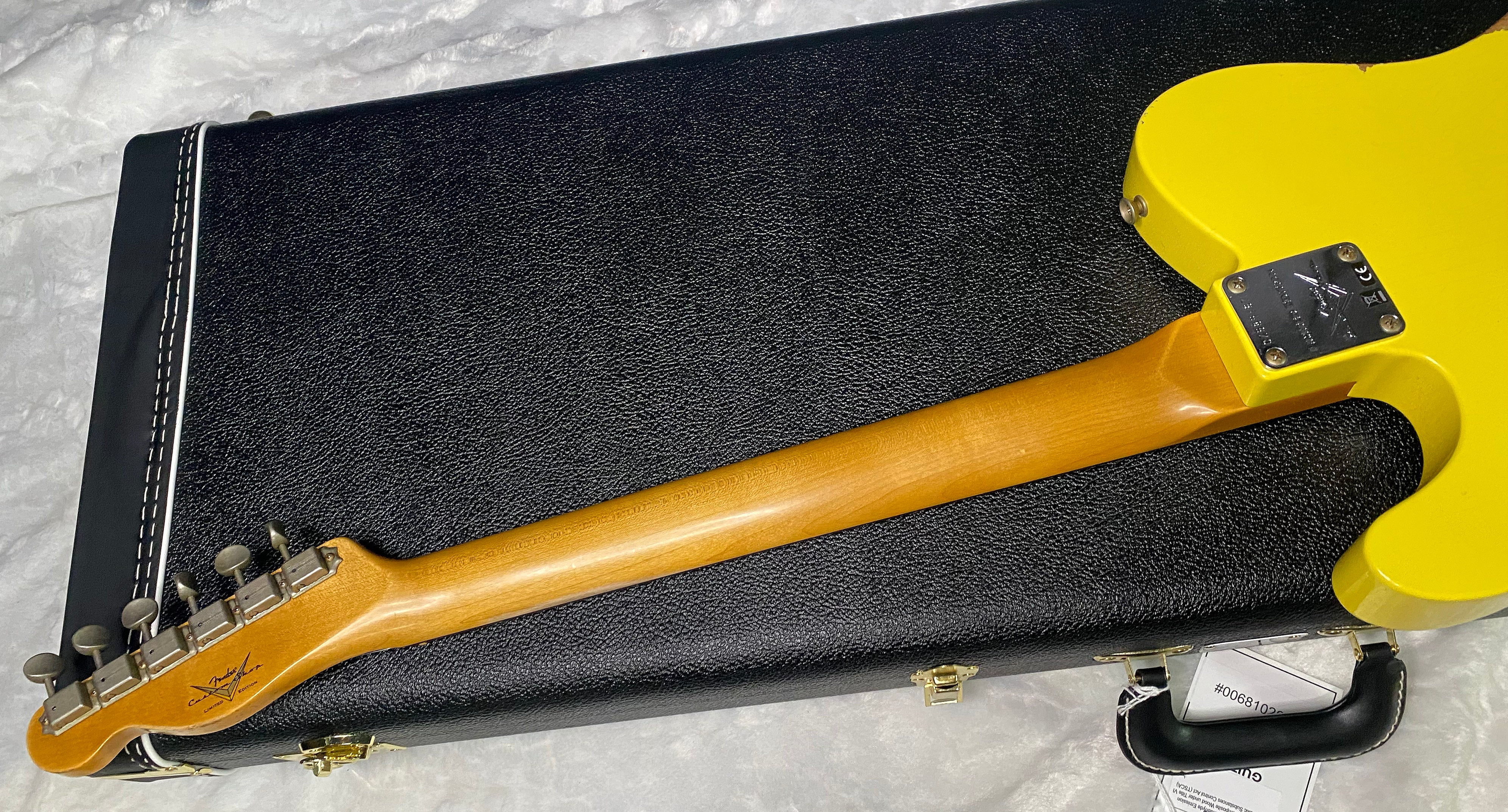 NEW! Fender '63 Relic Limited Edition Telecaster - Handwound PU's - Custom Shop - Authorized Dealer - Canary Yellow - 7.25lbs - G06490