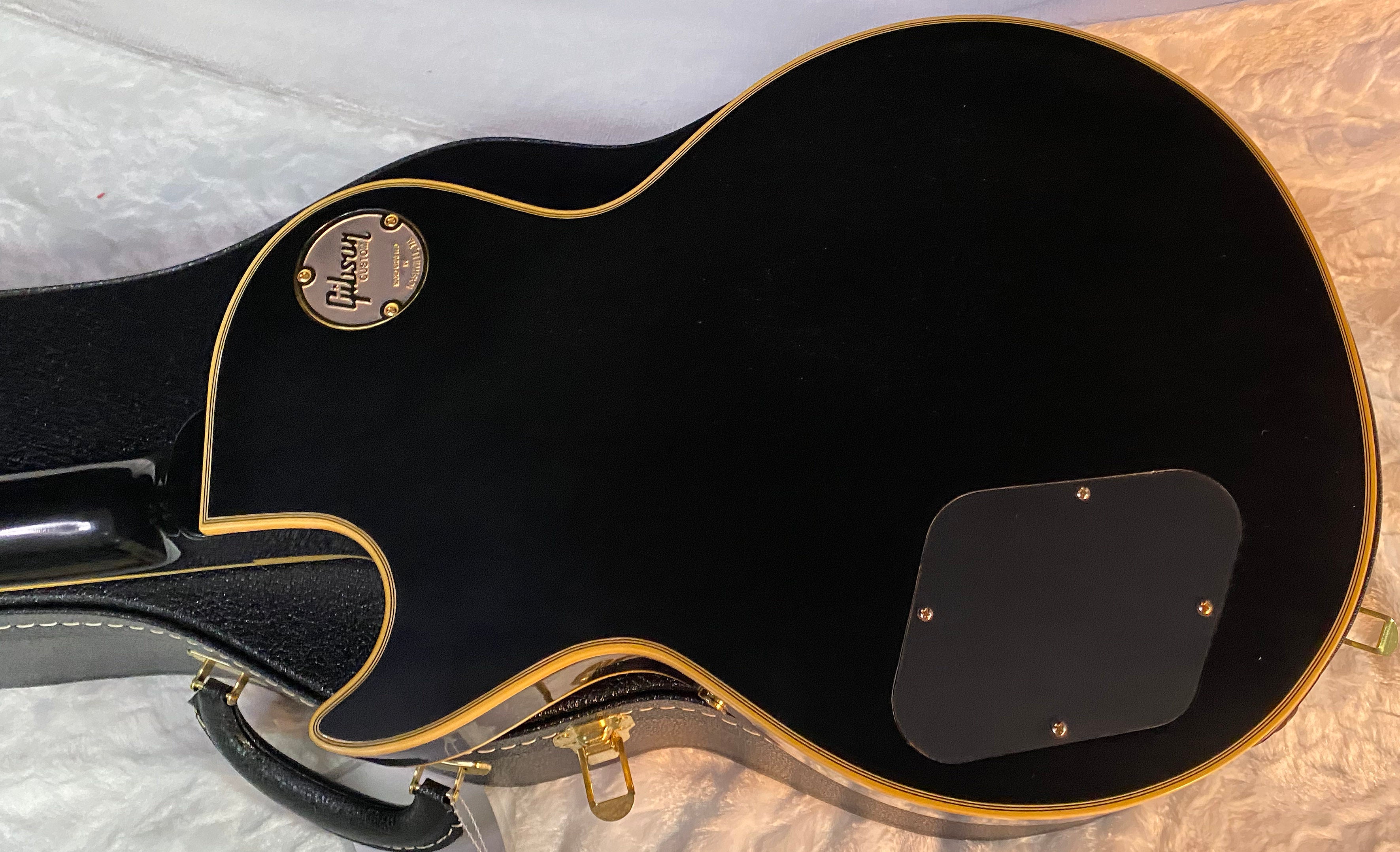 NEW! Gibson Custom Shop Historic 3-Pickup '57 Les Paul Custom Black Beauty Reissue - Ebony VOS - Authorized Dealer - Only 9.45 lbs! G06071