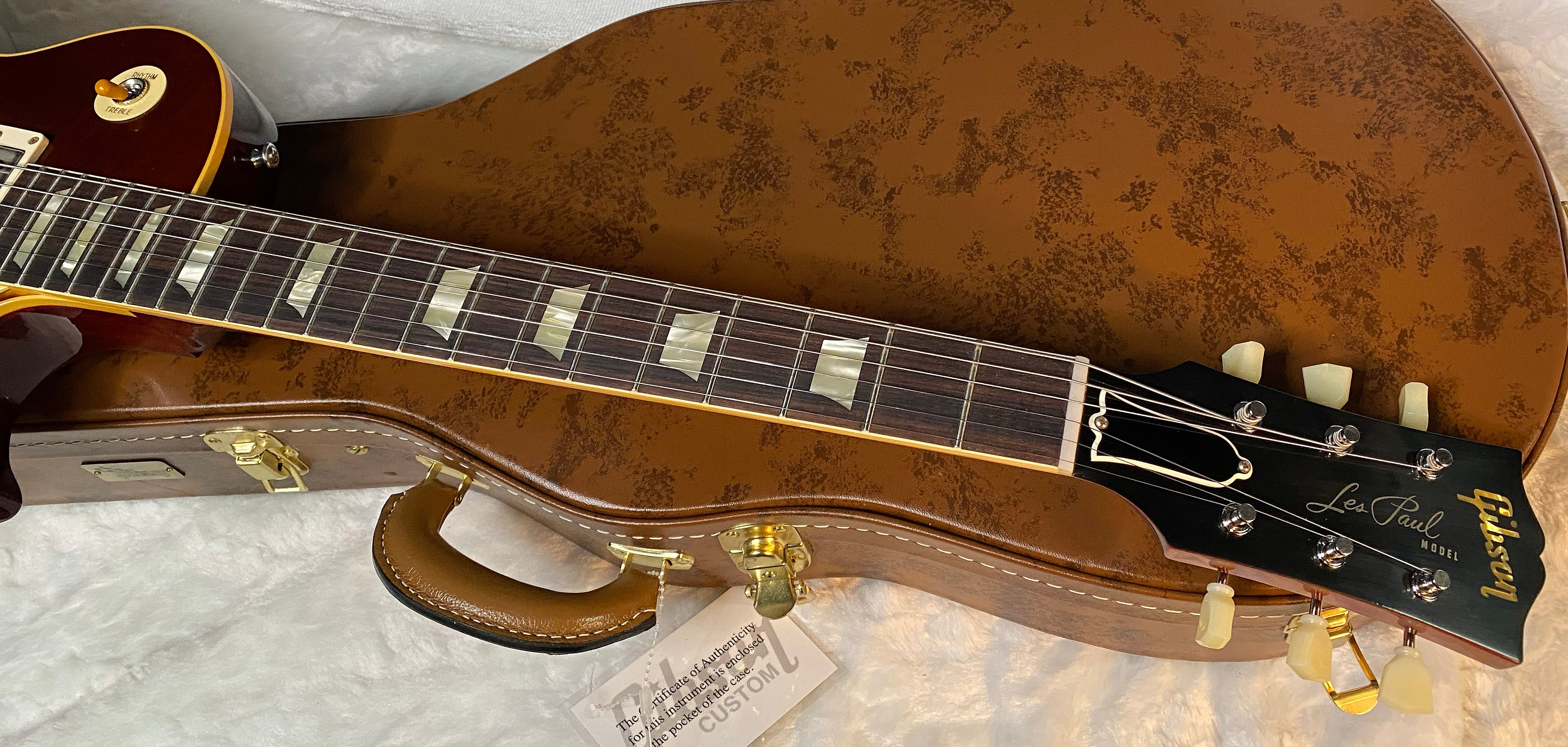 NEW ! Gibson Custom Shop 1959 Les Paul - Iced Tea - Authorized Dealer - Hand Picked KILLER Flame Top - MONSTER TOP VOS - 8.2 lbs - G06064