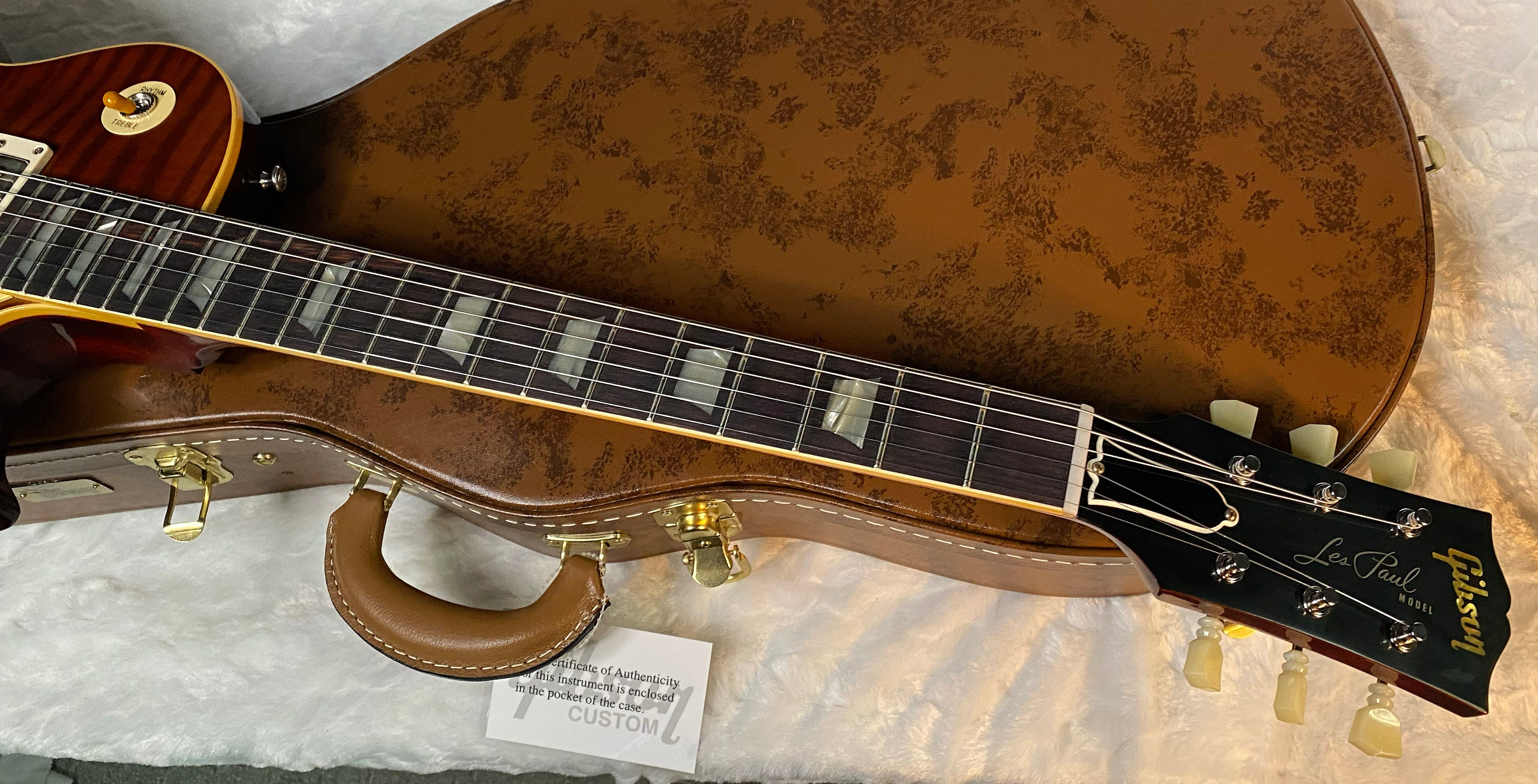 NEW! Gibson Custom 1960 Les Paul Standard Reissue VOS - Iced Tea Burst - Authorized Dealer - ONLY 8.35 lbs - G06067