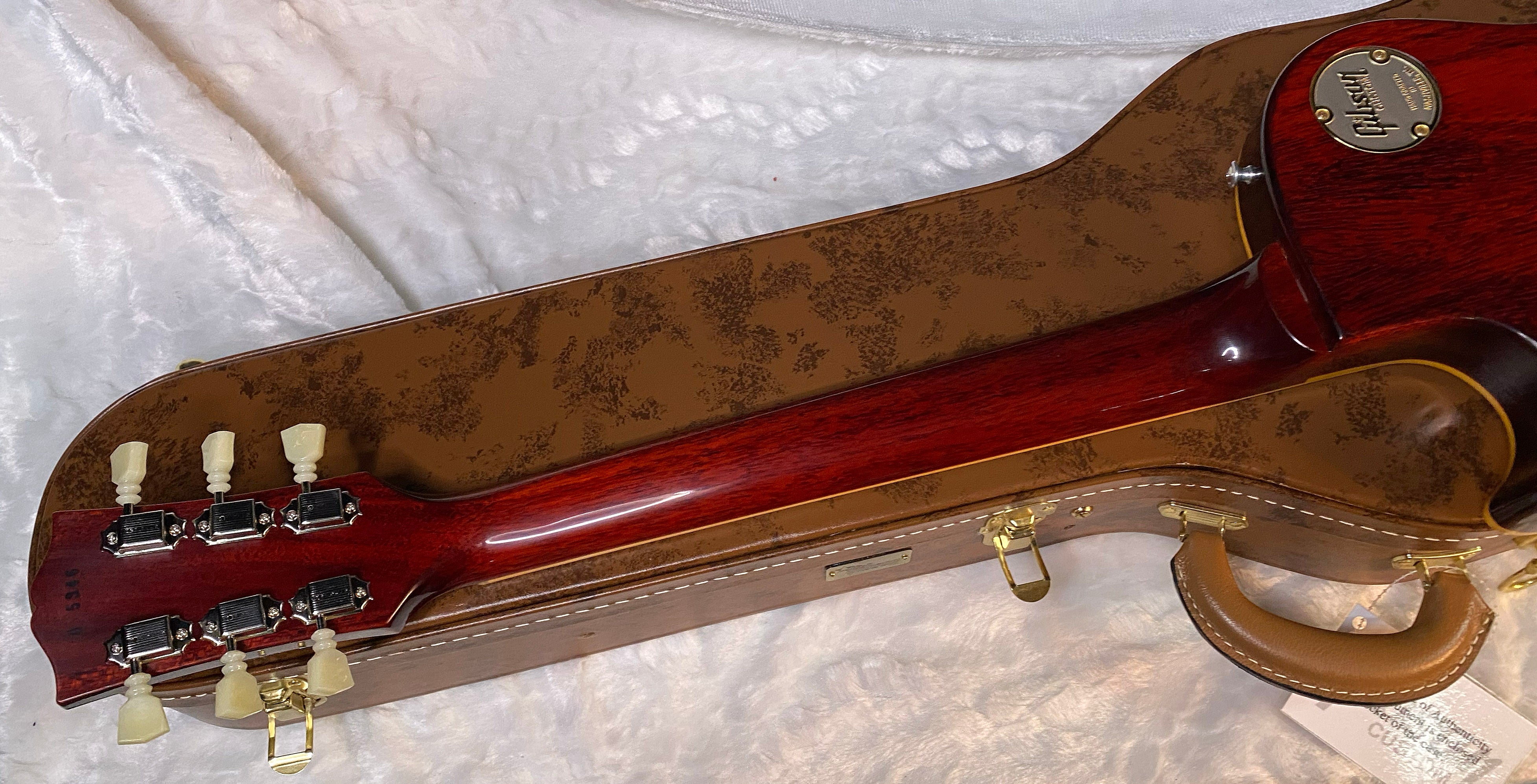 NEW! Gibson Custom 1960 Les Paul Standard Reissue VOS - Iced Tea Burst - Authorized Dealer - ONLY 8.35 lbs - G06067