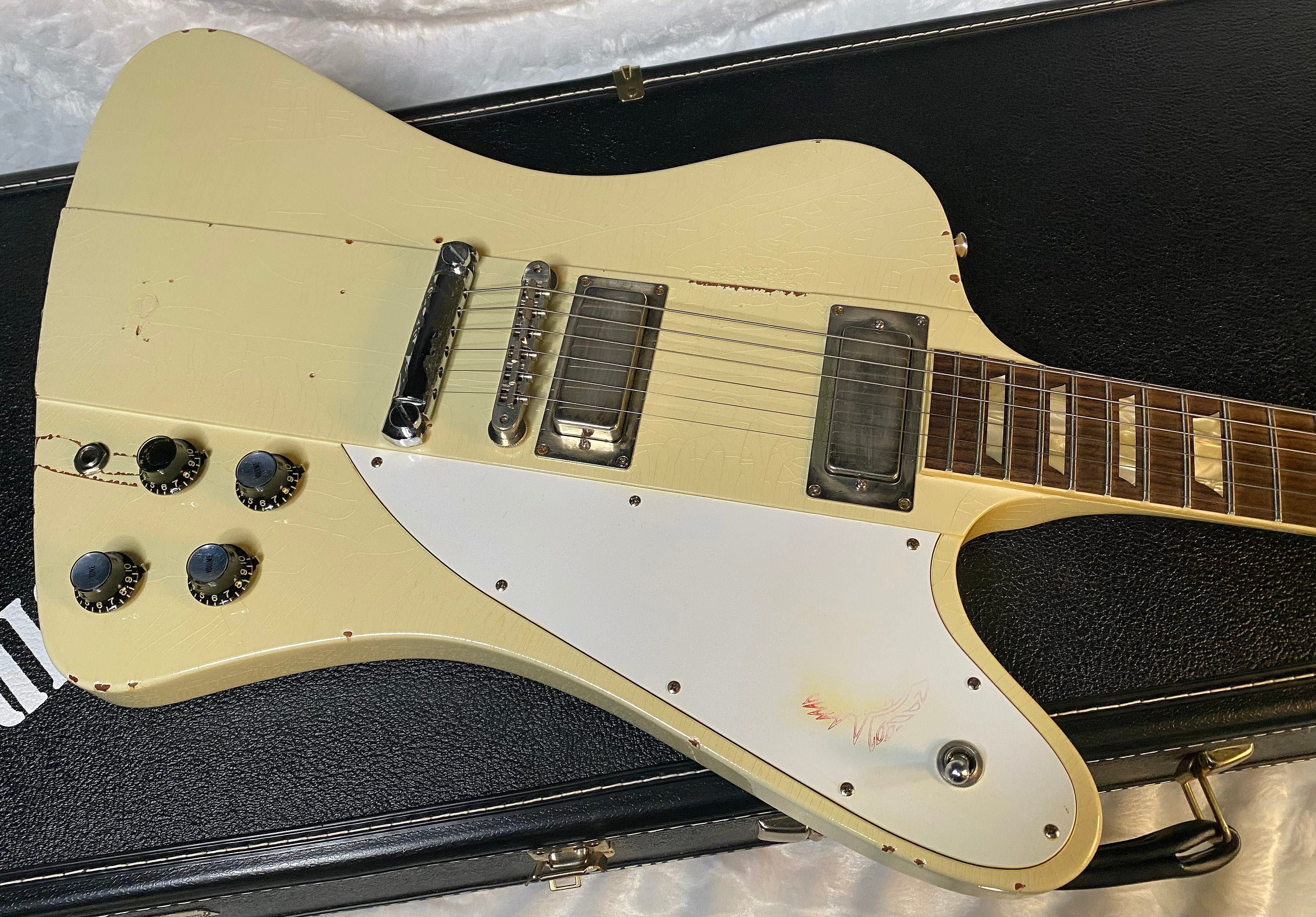 2022 Gibson 64 Firebird V Johnny Winter Murphy Lab Aged - Polaris White - Authorized Dealer - RARE! 8.2lbs - JWFB028