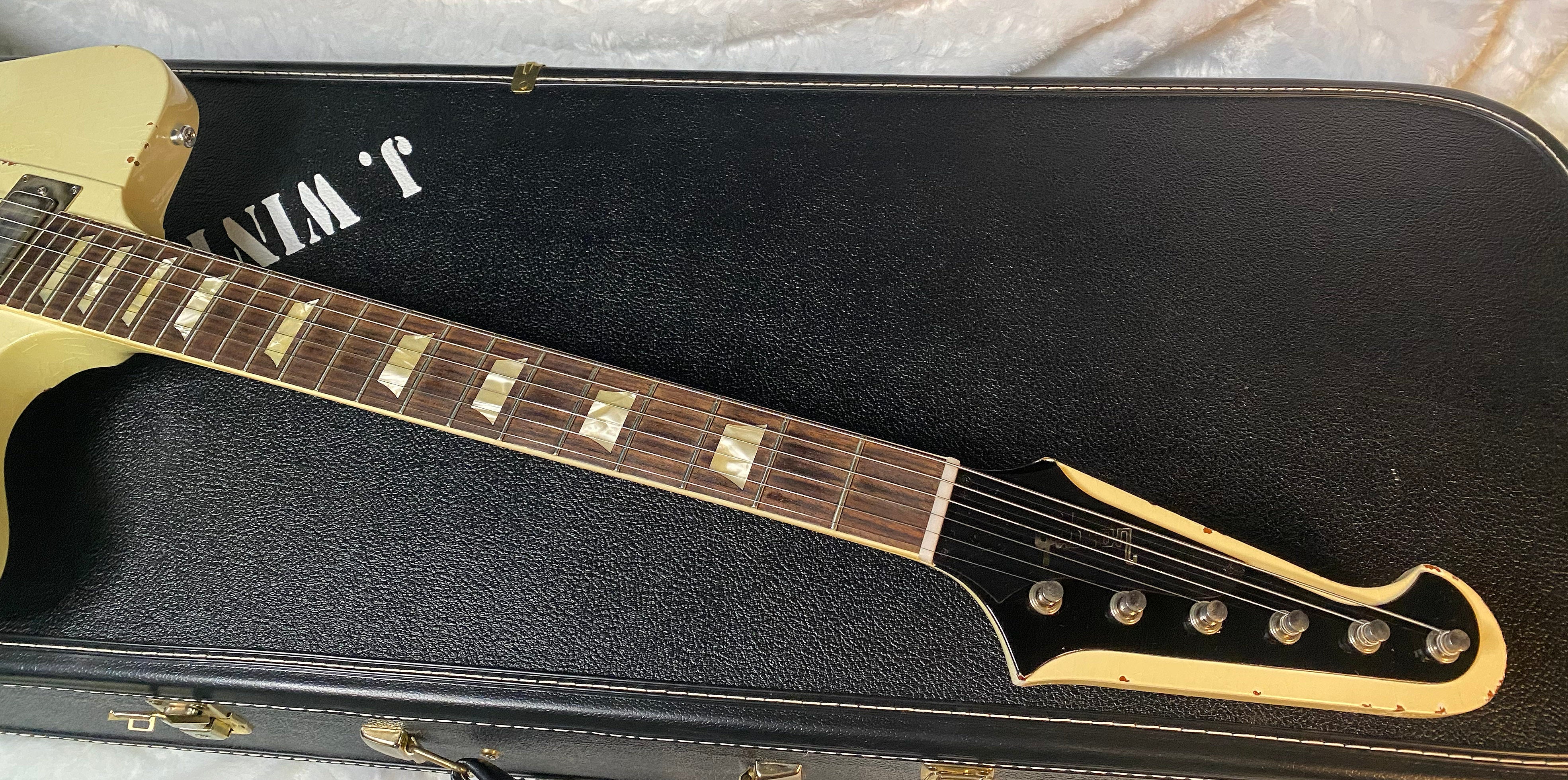 2022 Gibson 64 Firebird V Johnny Winter Murphy Lab Aged - Polaris White - Authorized Dealer - RARE! 8.2lbs - JWFB028