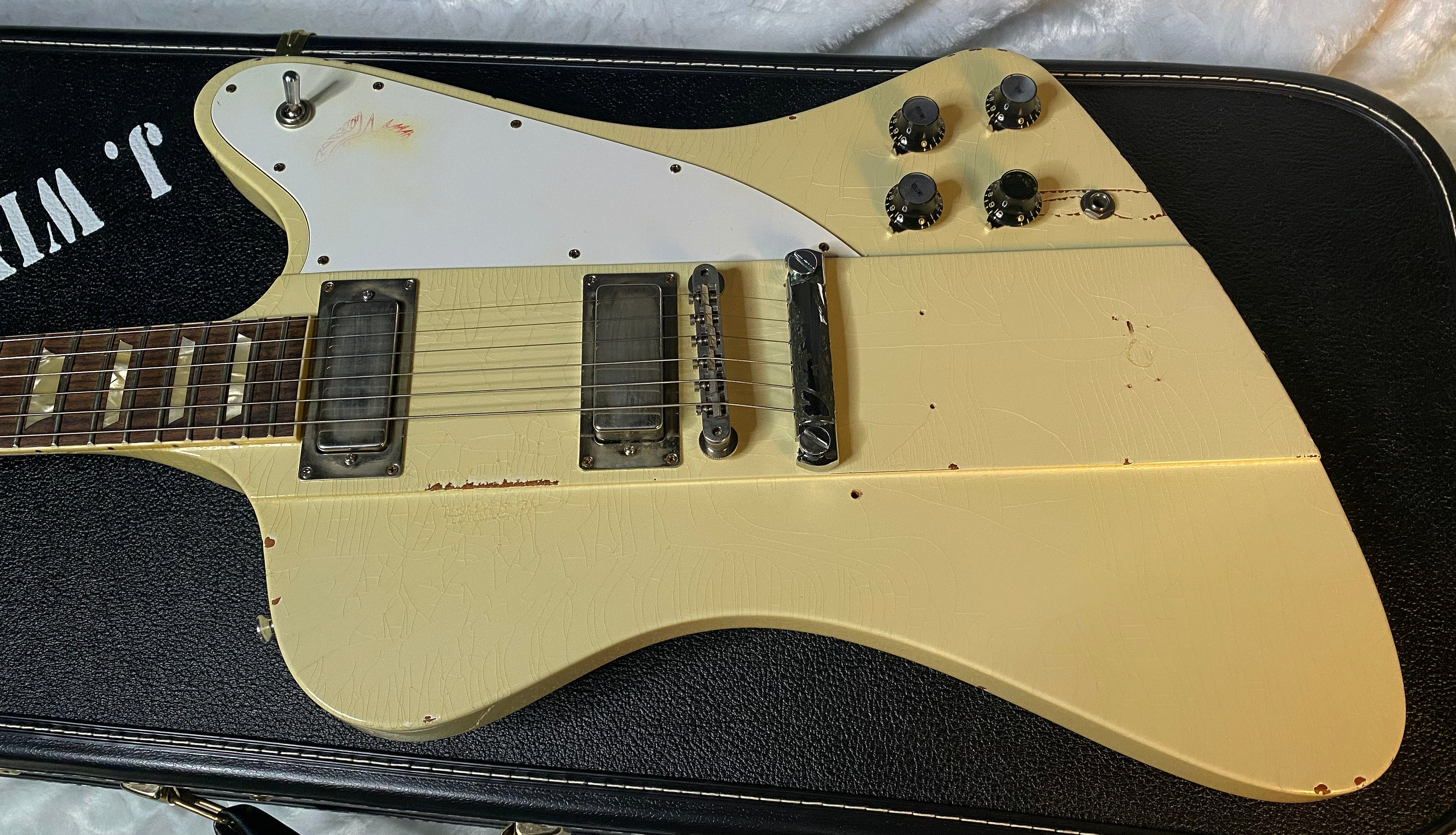 2022 Gibson 64 Firebird V Johnny Winter Murphy Lab Aged - Polaris White - Authorized Dealer - RARE! 8.2lbs - JWFB028