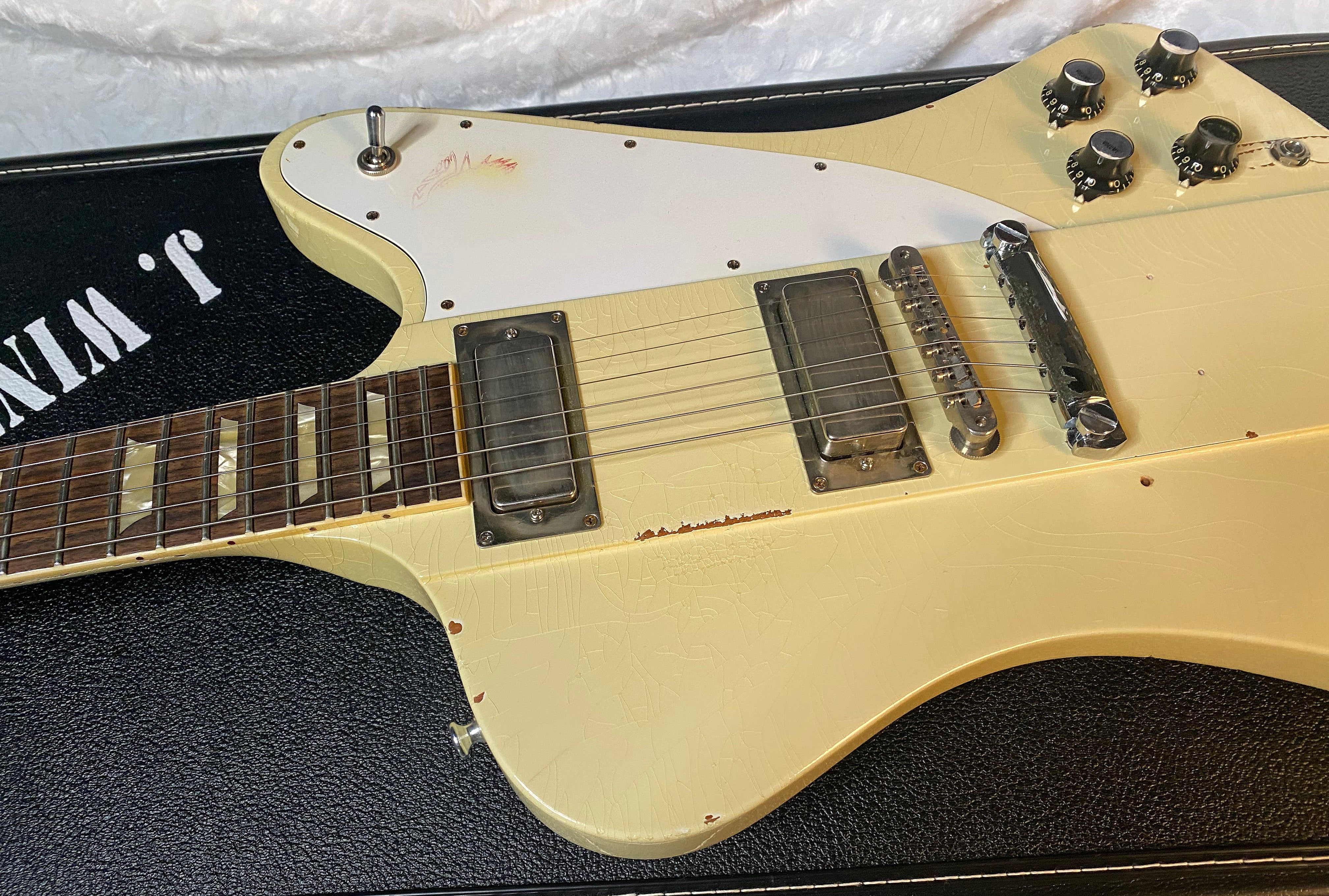 2022 Gibson 64 Firebird V Johnny Winter Murphy Lab Aged - Polaris White - Authorized Dealer - RARE! 8.2lbs - JWFB028