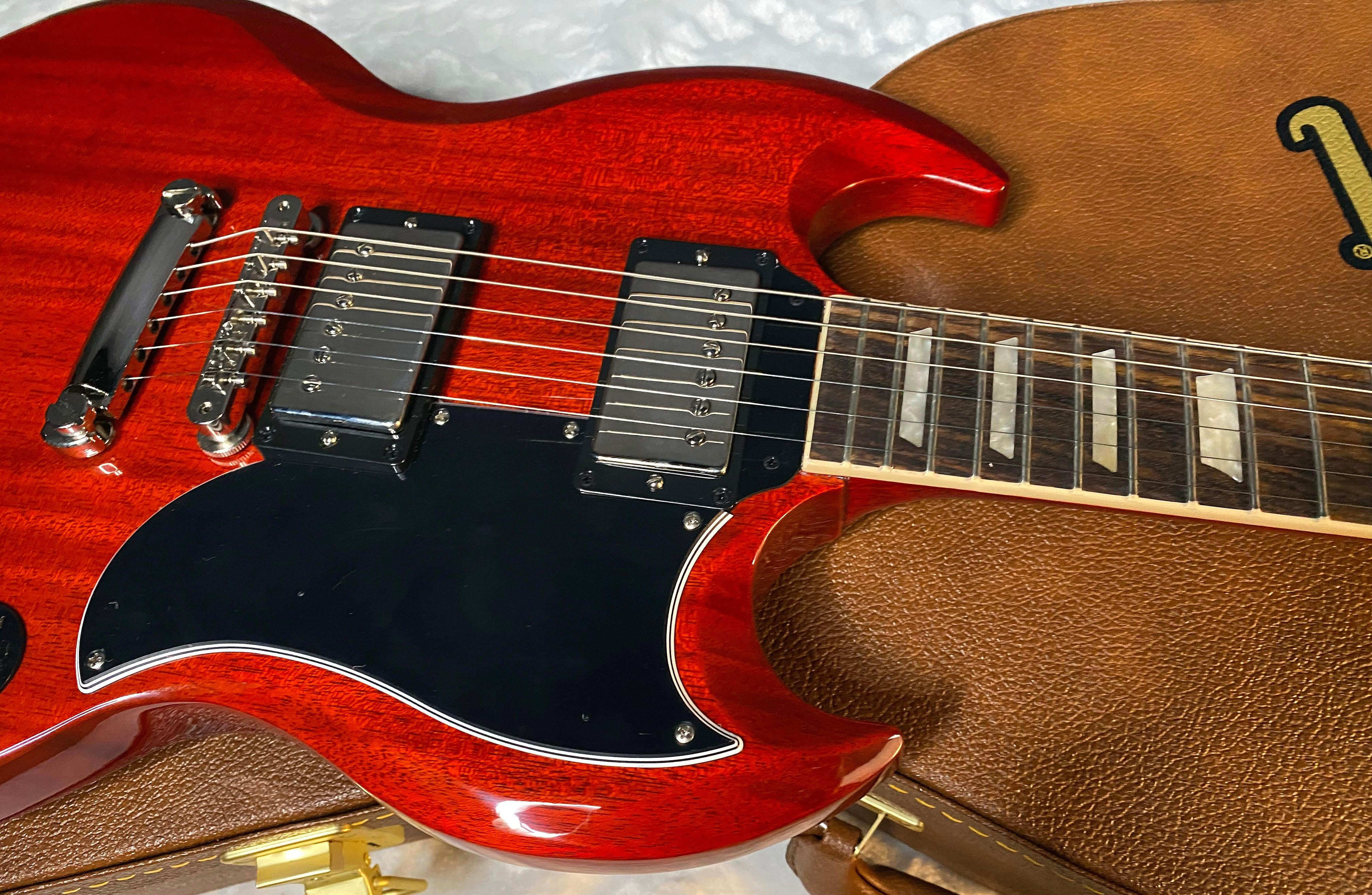 NEW ! Gibson SG Standard '61 Stop Bar - Vintage Cherry - Only 6.3 lbs - Authorized Dealer - G06140