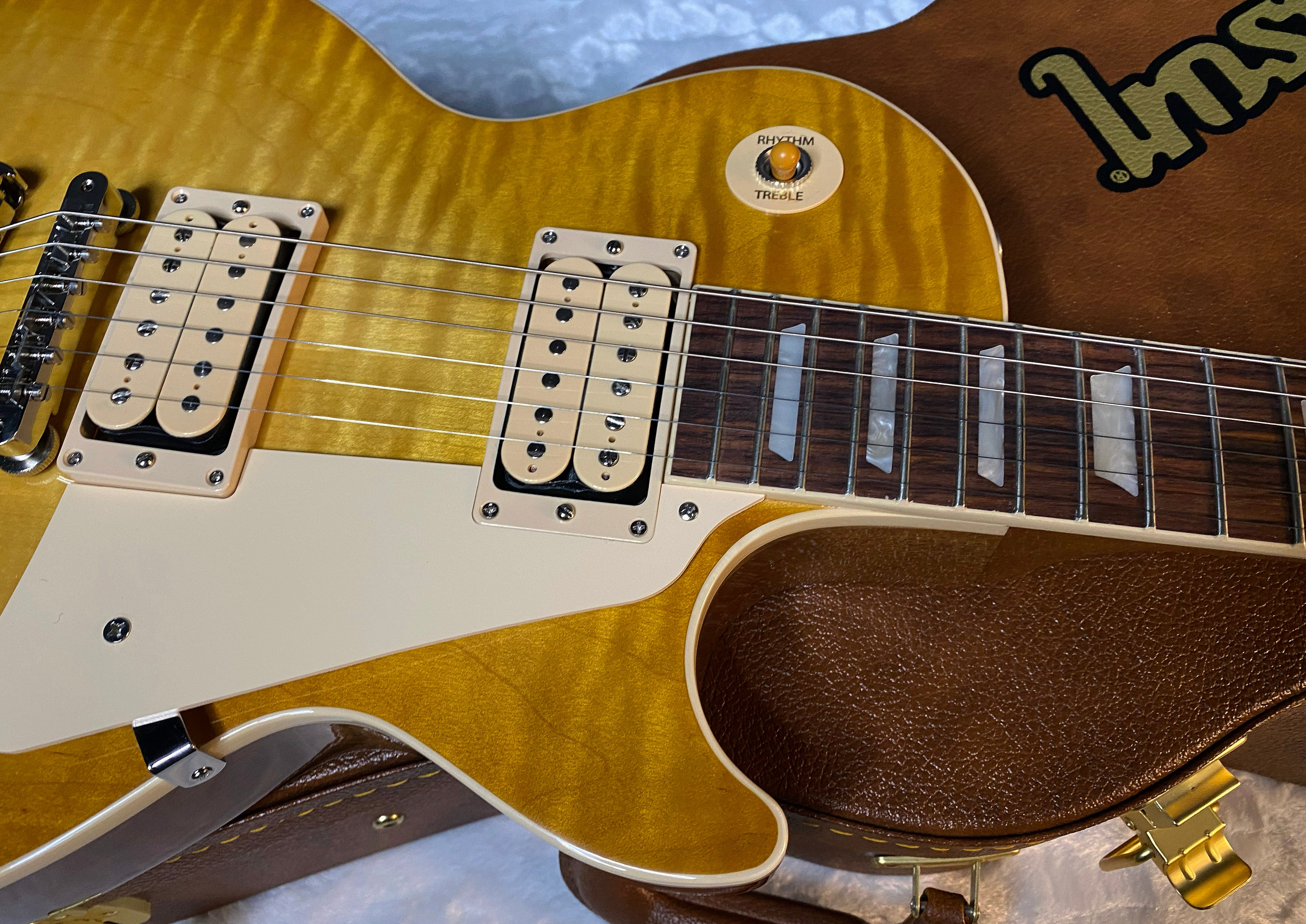 NEW ! Gibson Les Paul Standard '50s Double Trouble Electric Guitar - Quilt / Flame Top - Vintage Honey Burst - Authorized Dealer -9.75 lbs - G06139