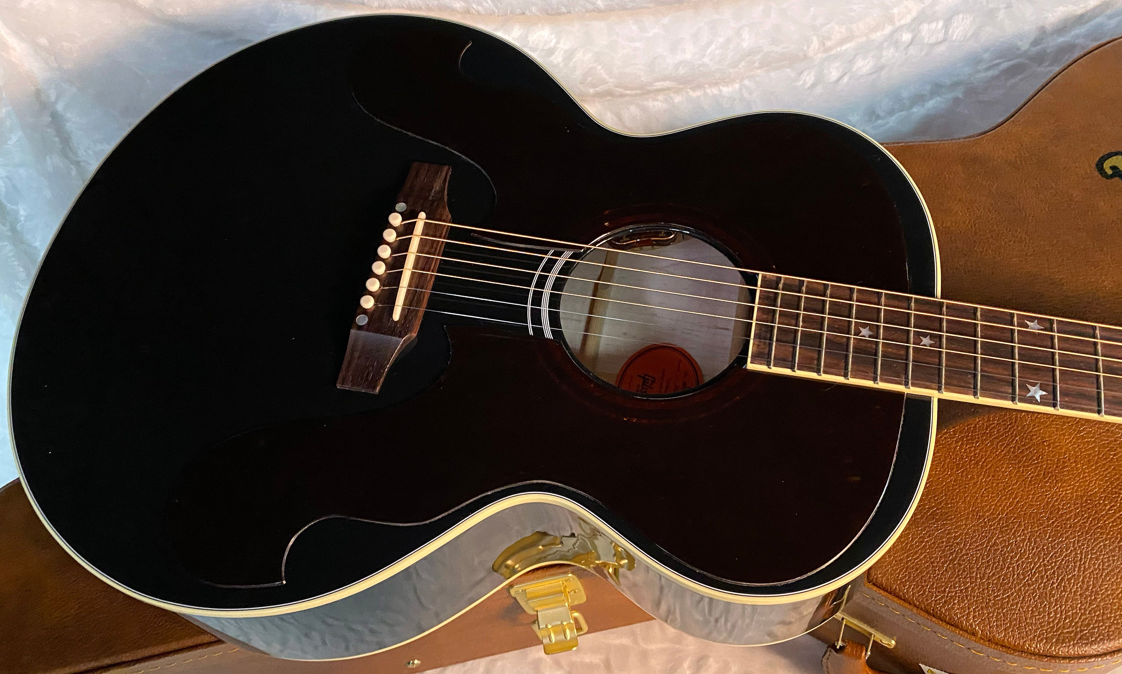 NEW ! Gibson Acoustic Everly Brothers J-180 Acoustic-Electric Guitar - Ebony - Authorized Dealer - 5lbs - G04724