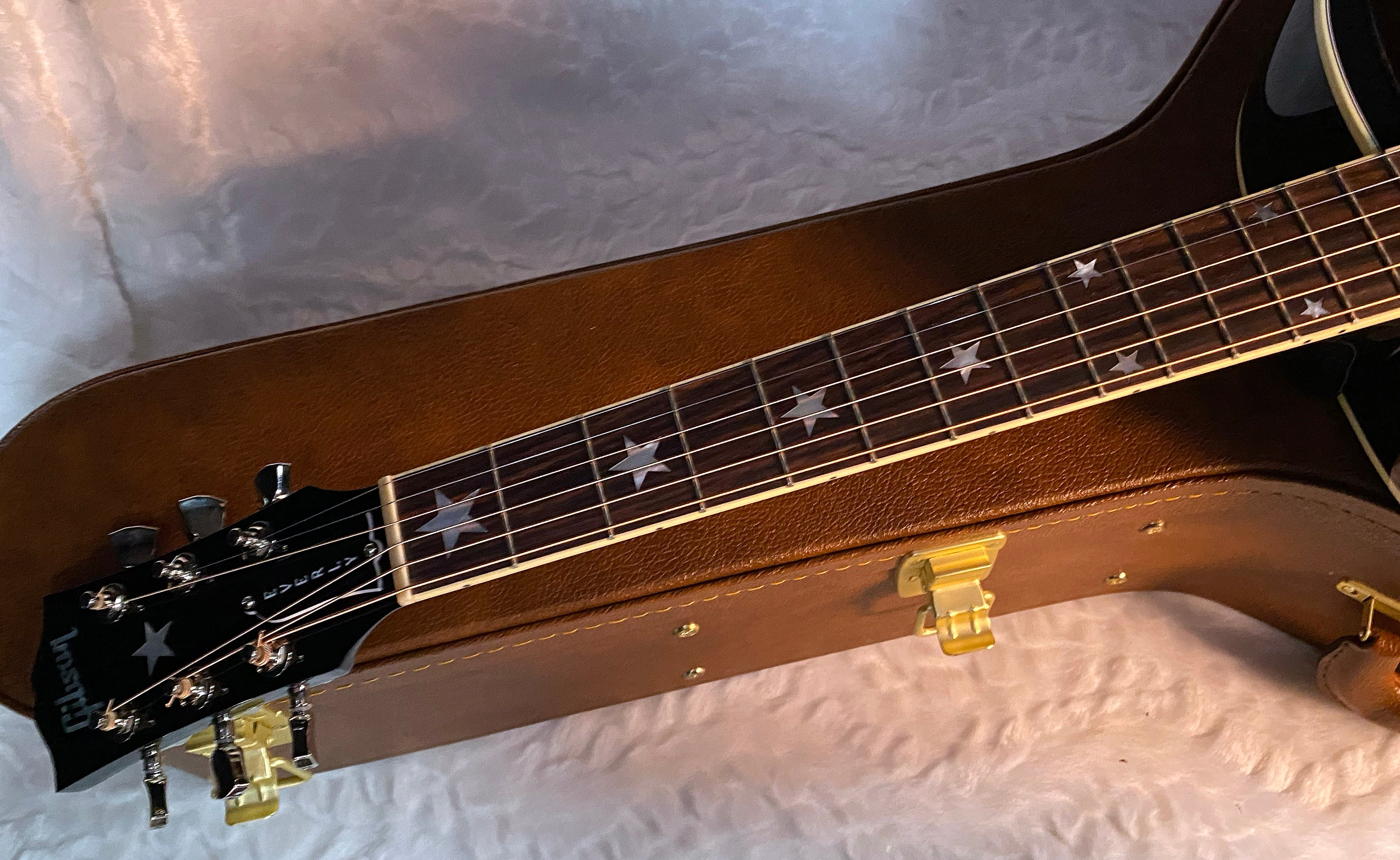 NEW ! Gibson Acoustic Everly Brothers J-180 Acoustic-Electric Guitar - Ebony - Authorized Dealer - 5lbs - G04724