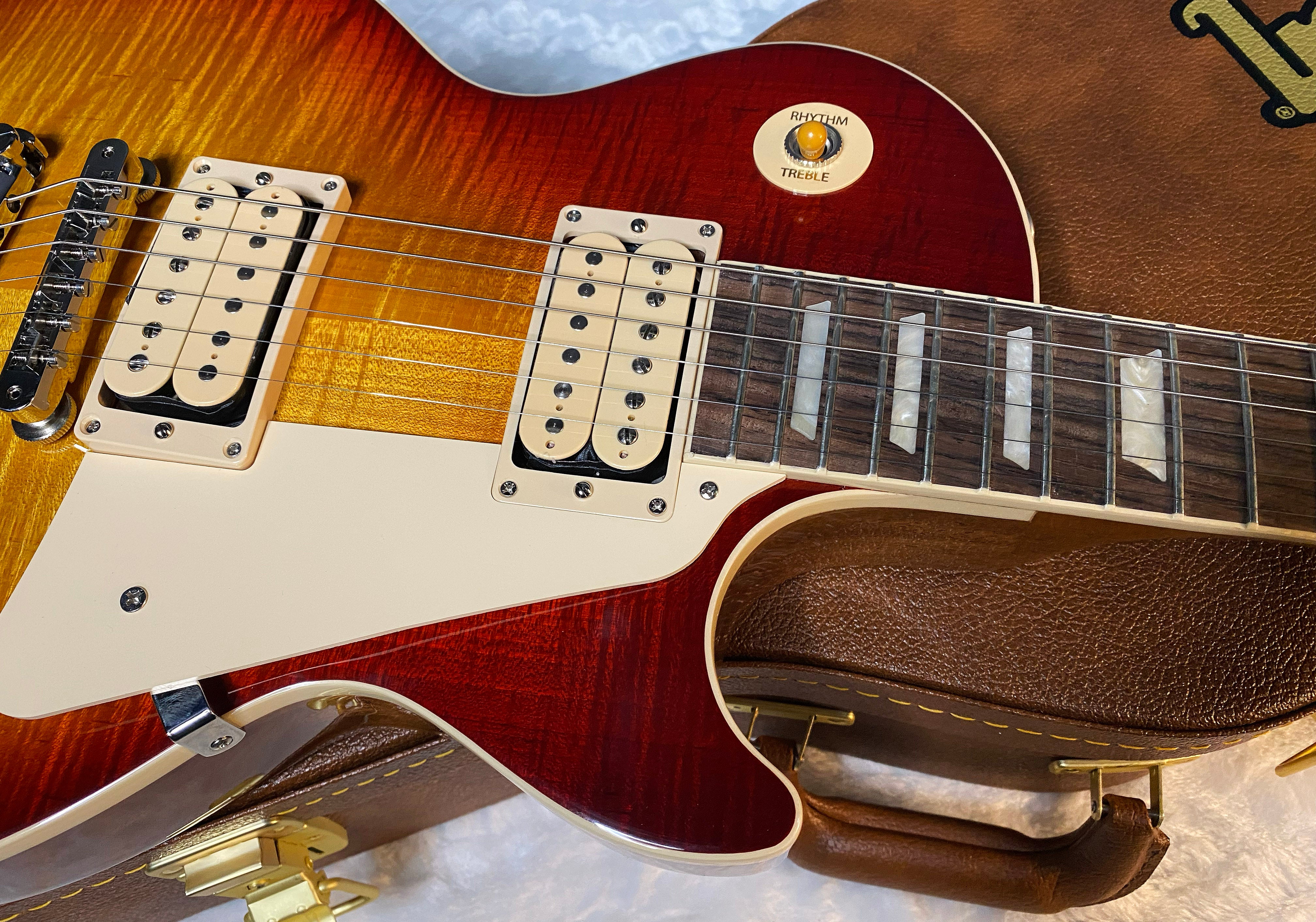 NEW ! Gibson Les Paul Standard '50s Double Trouble Electric Guitar - Great Flame! Vintage Bourbon Burst - Authorized Dealer - 8.9.bs - G06148