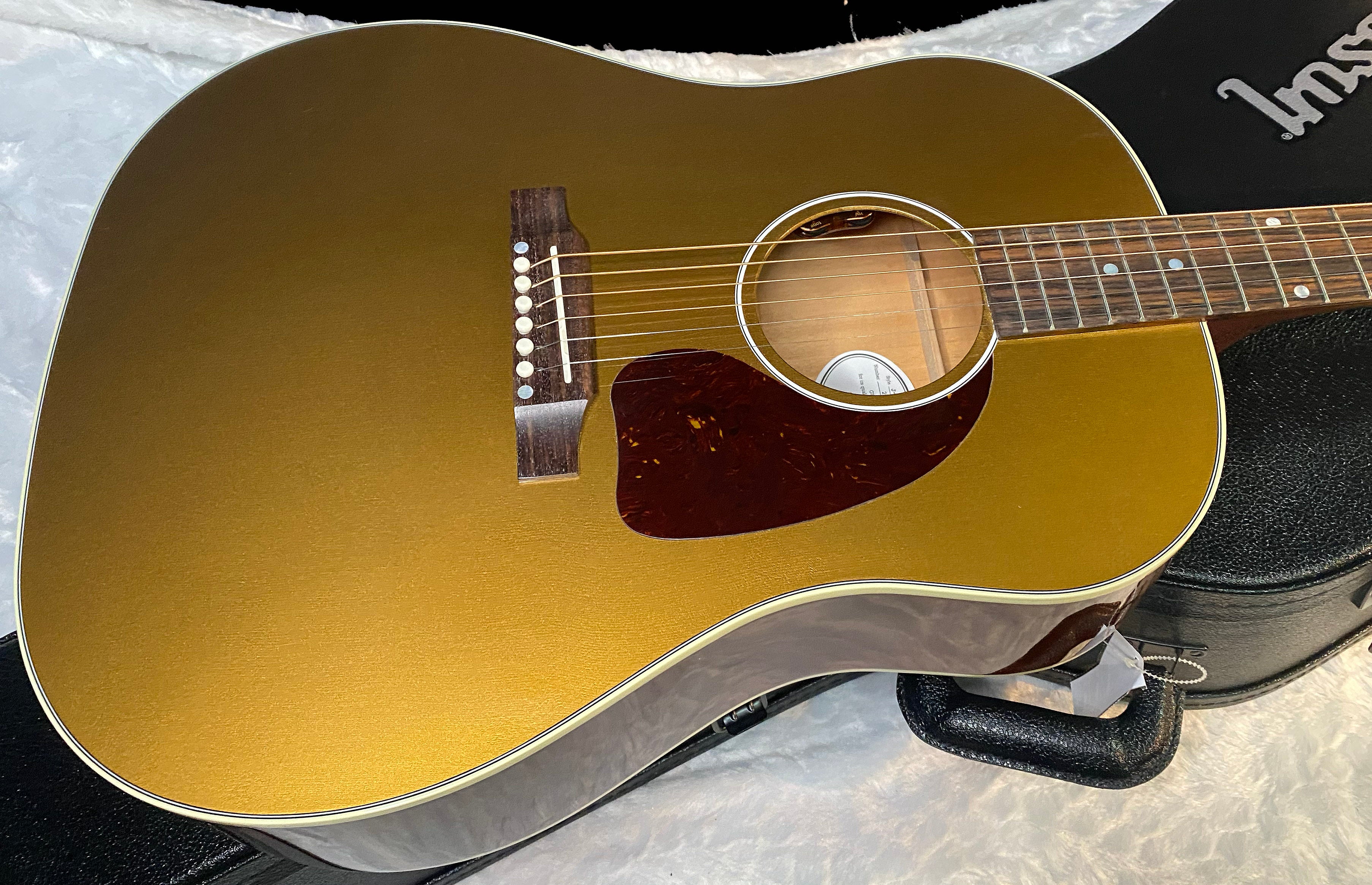 NEW! Gibson Acoustic J-45 Standard Acoustic-Electric Guitar - Goldtop - Authorized Dealer - 4.4lbs - G06841