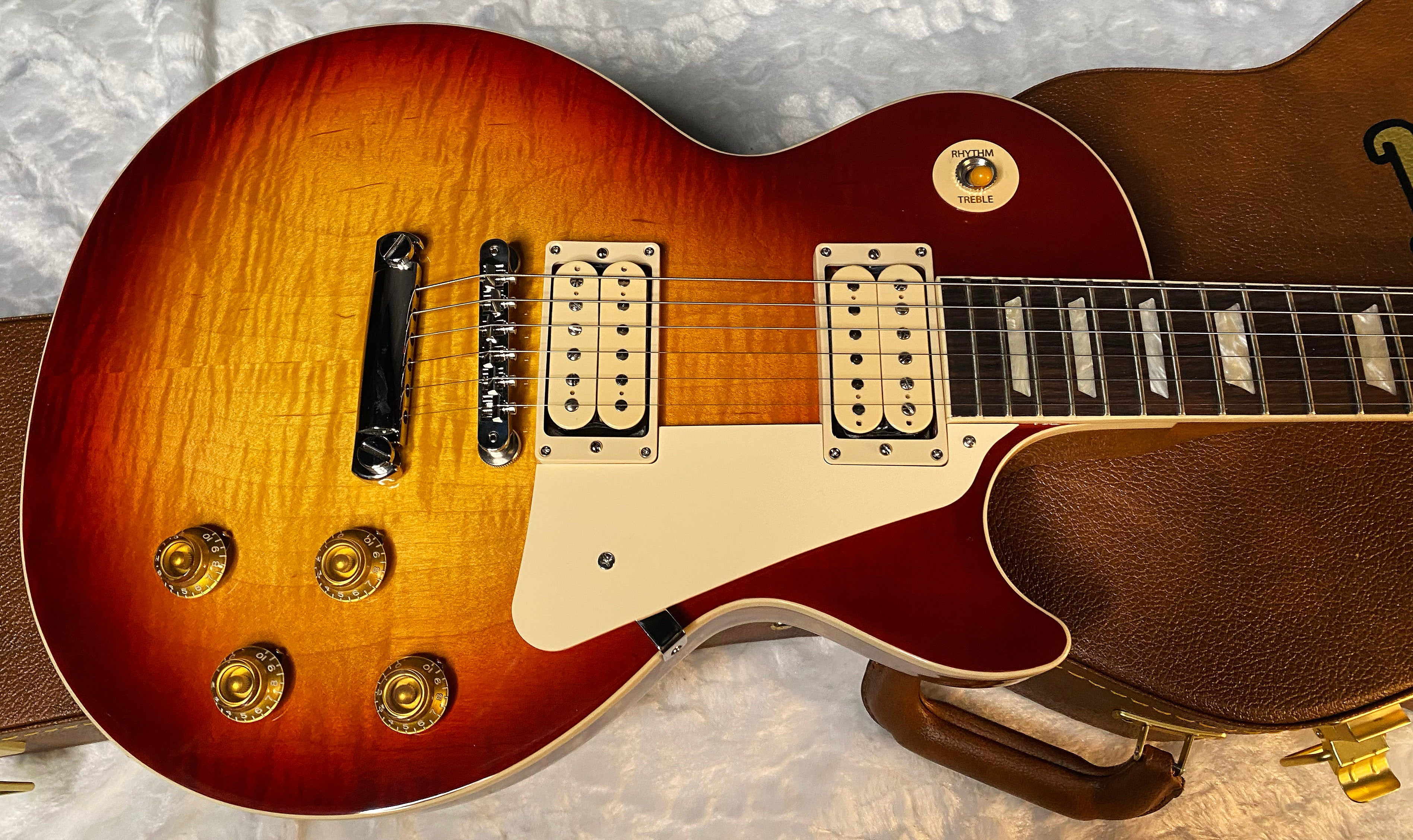 NEW ! Gibson Les Paul Standard '50s Double Trouble Electric Guitar - Curly Flame! Vintage Bourbon Burst - Authorized Dealer - 8.7lbs - G06141