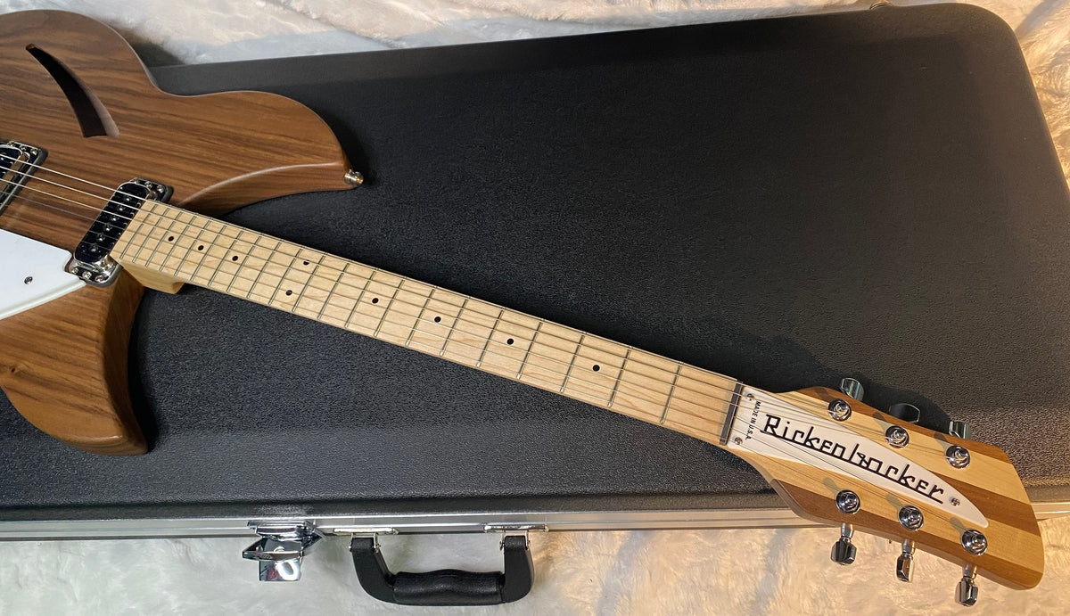 NEW! Rickenbacker 330W Walnut - Semi Hollow Electric Guitar - Authorized Dealer - 6.6 lbs - G06823