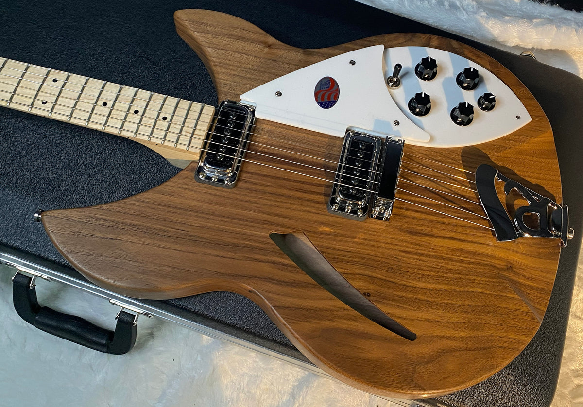 NEW! Rickenbacker 330W Walnut - Semi Hollow Electric Guitar - Authorized Dealer - 6.6 lbs - G06823