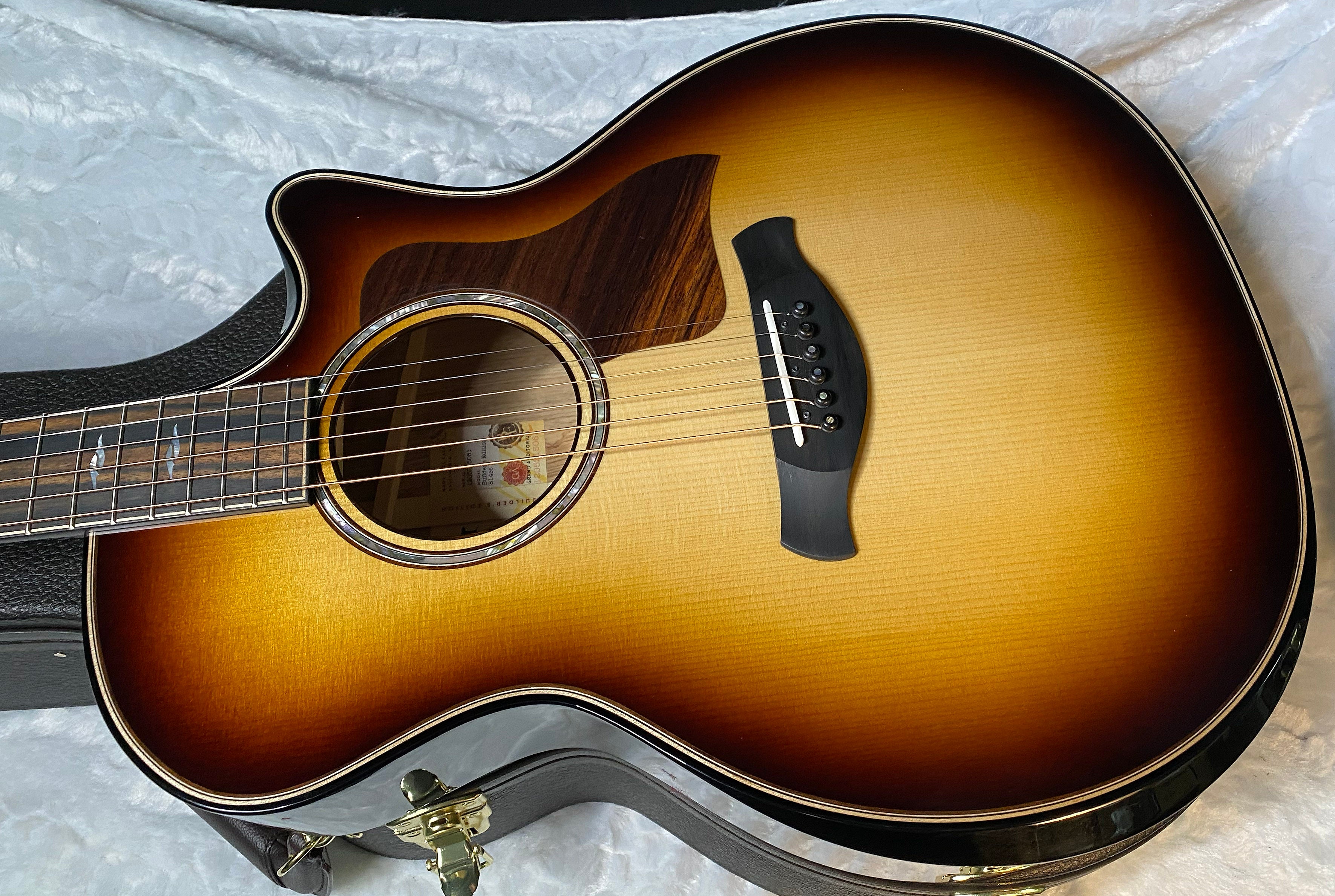 2025 Taylor 814ce Builder's Edition Acoustic-Electric Guitar - Shaded Edge Burst - Authorized Dealer - SAVE! G05447