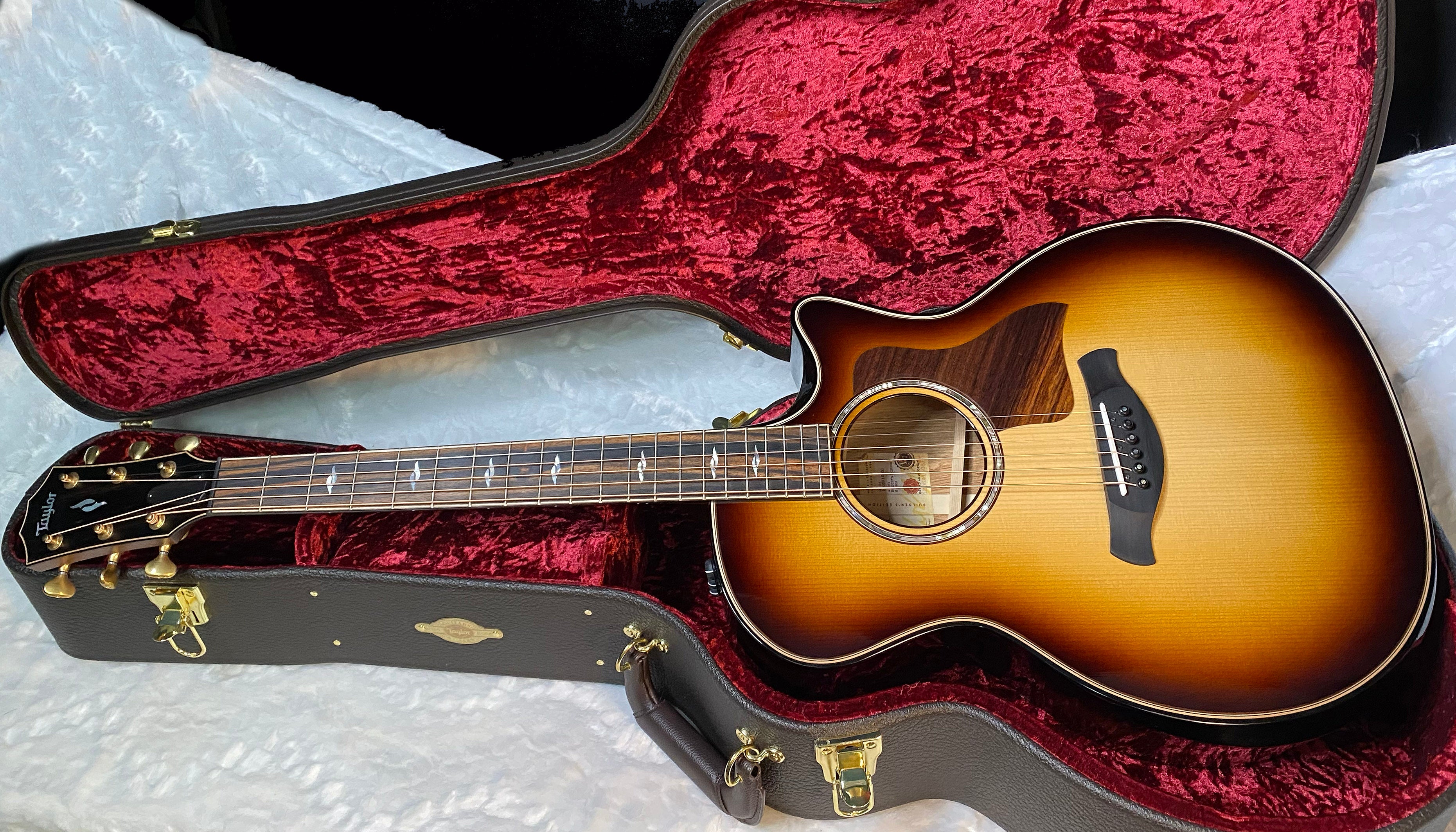 2025 Taylor 814ce Builder's Edition Acoustic-Electric Guitar - Shaded Edge Burst - Authorized Dealer - SAVE! G05447