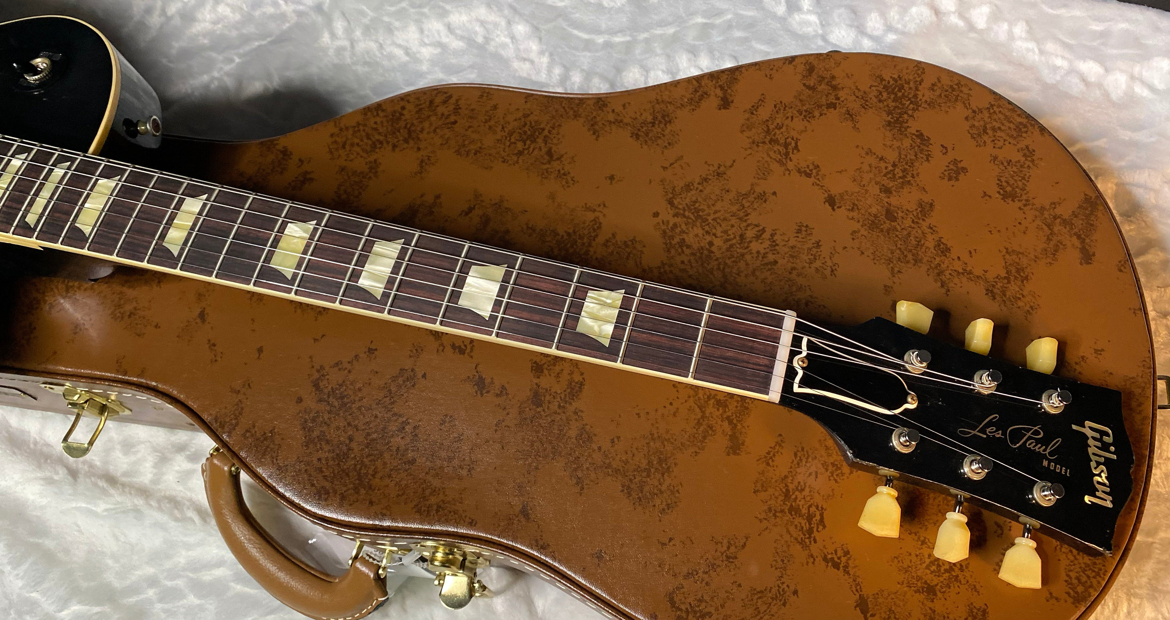 NEW! Gibson Custom Shop '57 Les Paul Ebony - Greatest Hits Collection II - Heavy Murphy Lab - Authorized Dealer - 8.8 lbs! - G06122