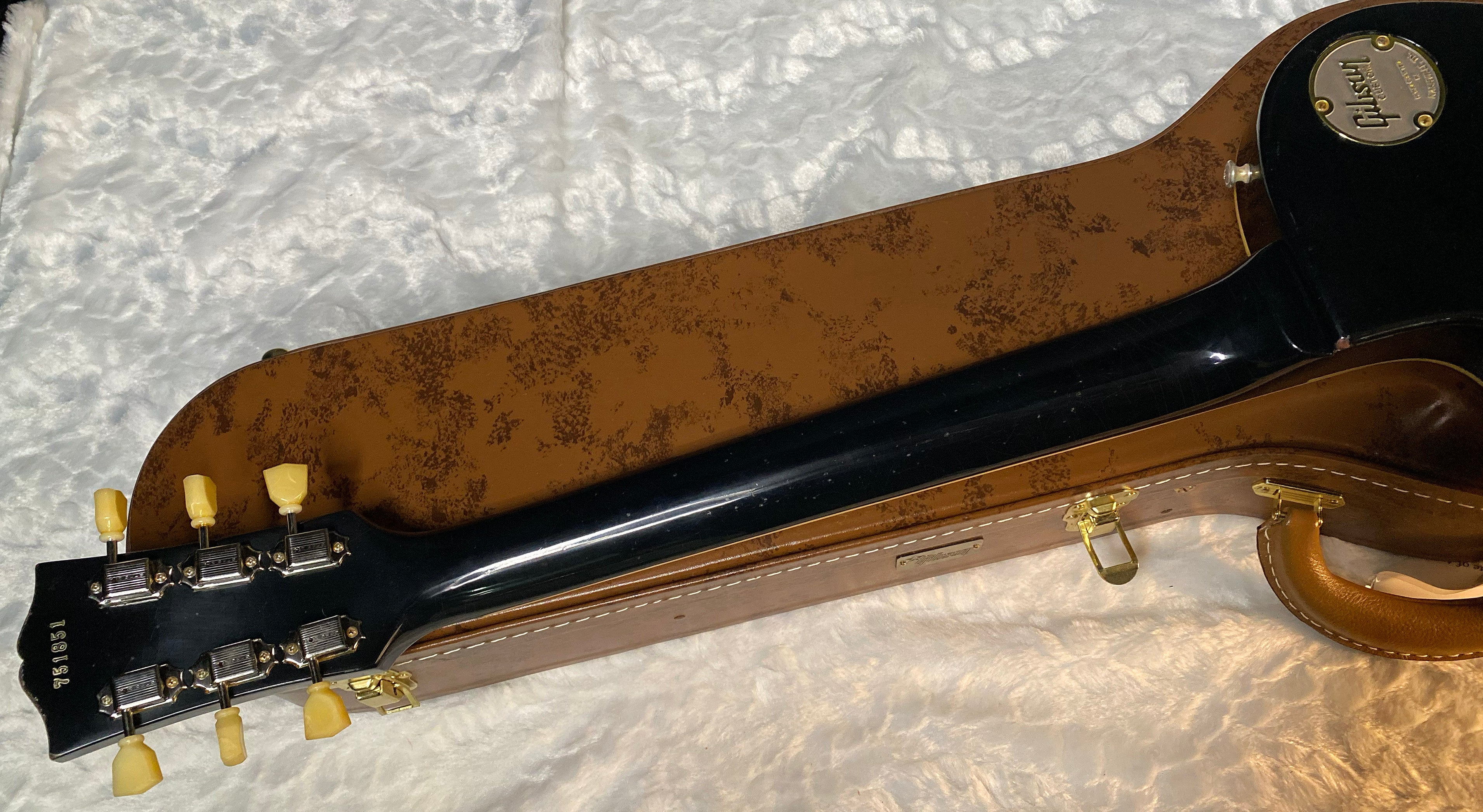 NEW! Gibson Custom Shop '57 Les Paul Ebony - Greatest Hits Collection II - Heavy Murphy Lab - Authorized Dealer - 8.8 lbs! - G06122