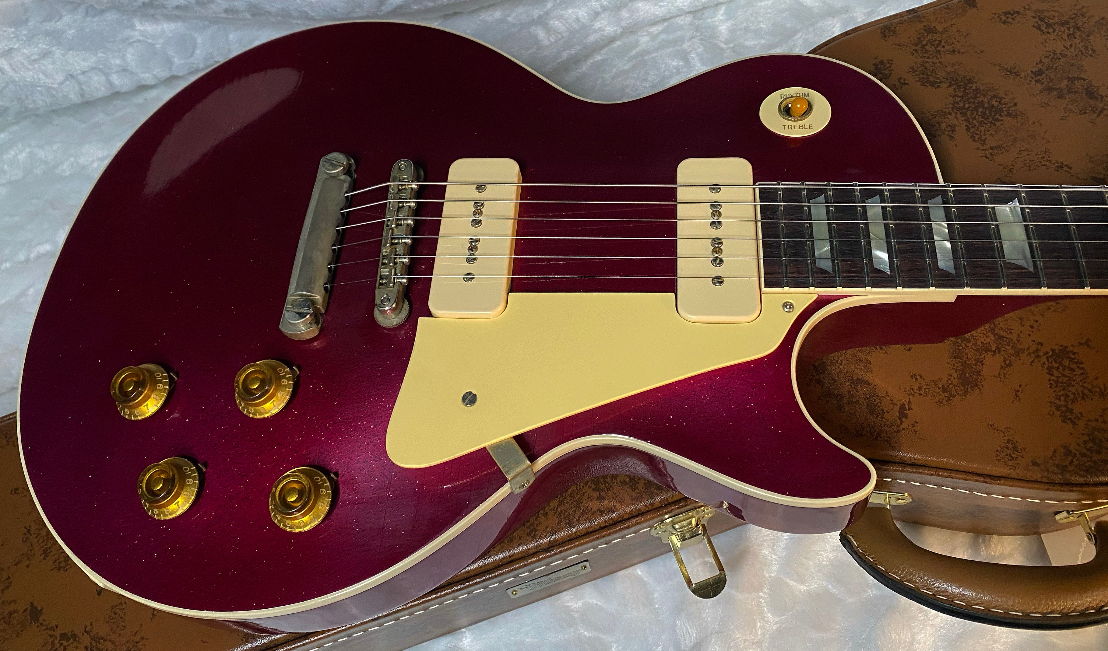 NEW! ! Gibson Custom Shop Murphy Lab '56 Les Paul - All Pink Sparkle Reissue - Ultra Light Aged - 8.7 lbs - Authorized Dealer - G05484