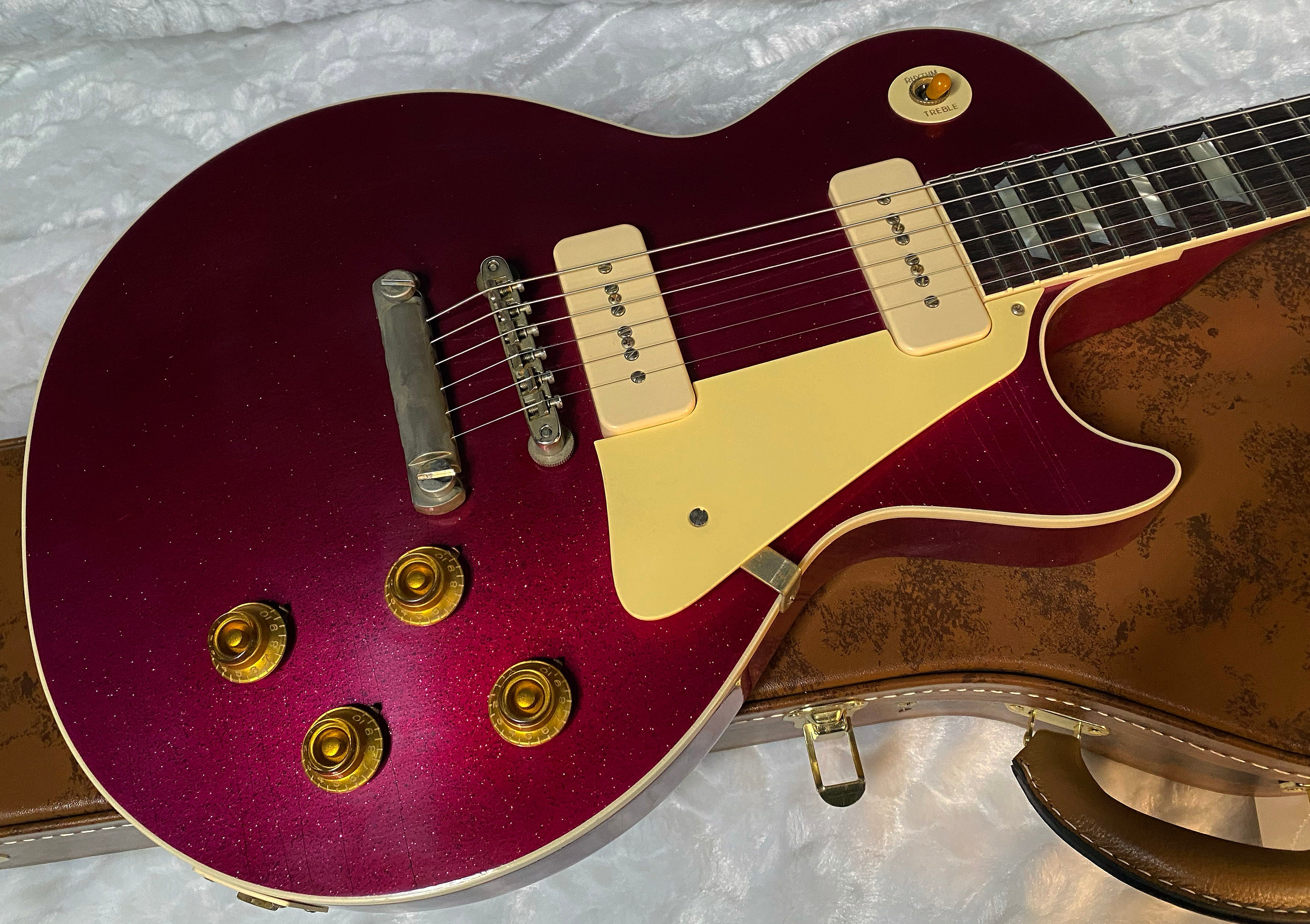 NEW! ! Gibson Custom Shop Murphy Lab '56 Les Paul - All Pink Sparkle Reissue - Ultra Light Aged - 8.7 lbs - Authorized Dealer - G05484