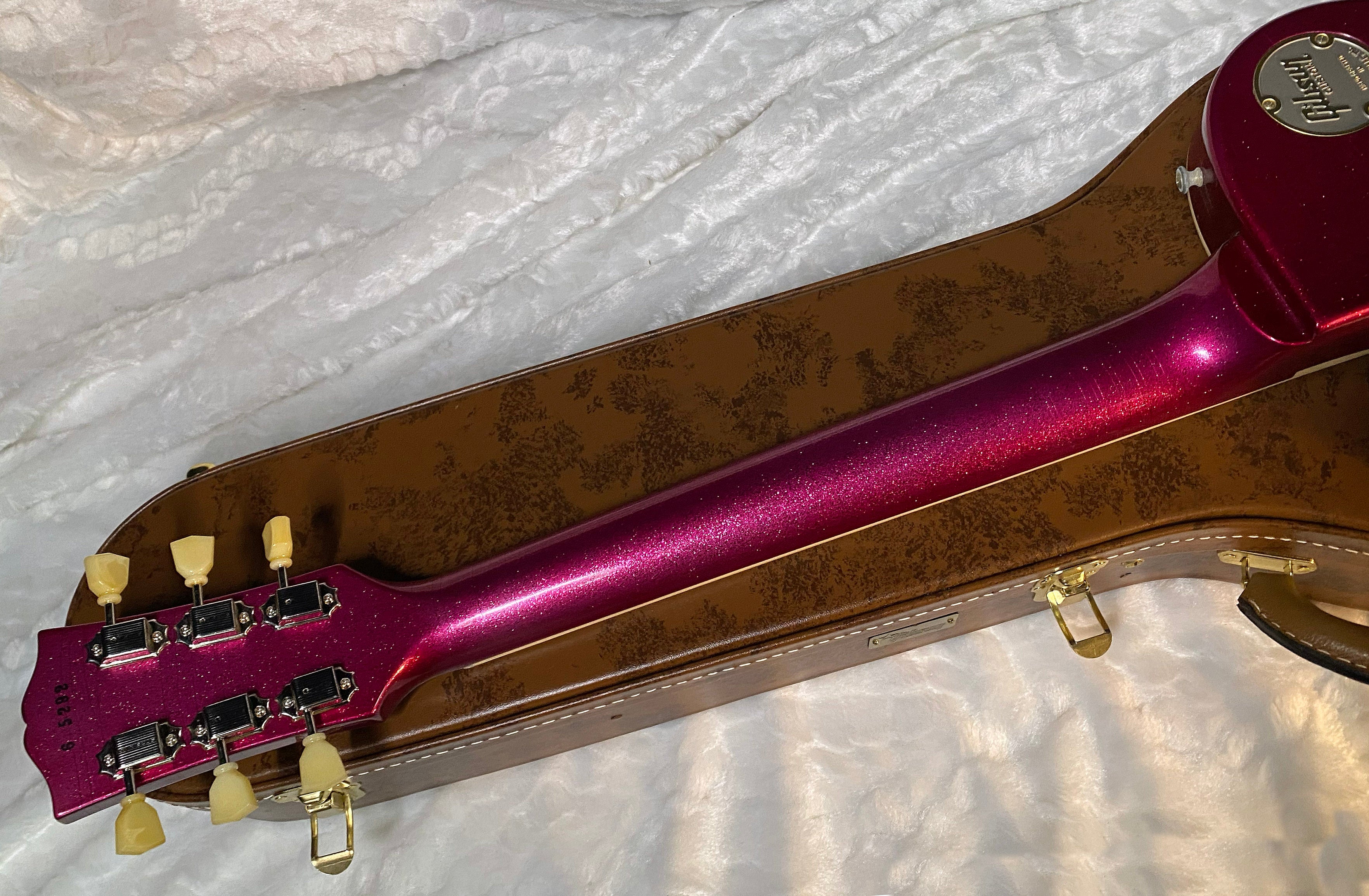 NEW! ! Gibson Custom Shop Murphy Lab '56 Les Paul - All Pink Sparkle Reissue - Ultra Light Aged - 8.7 lbs - Authorized Dealer - G05484