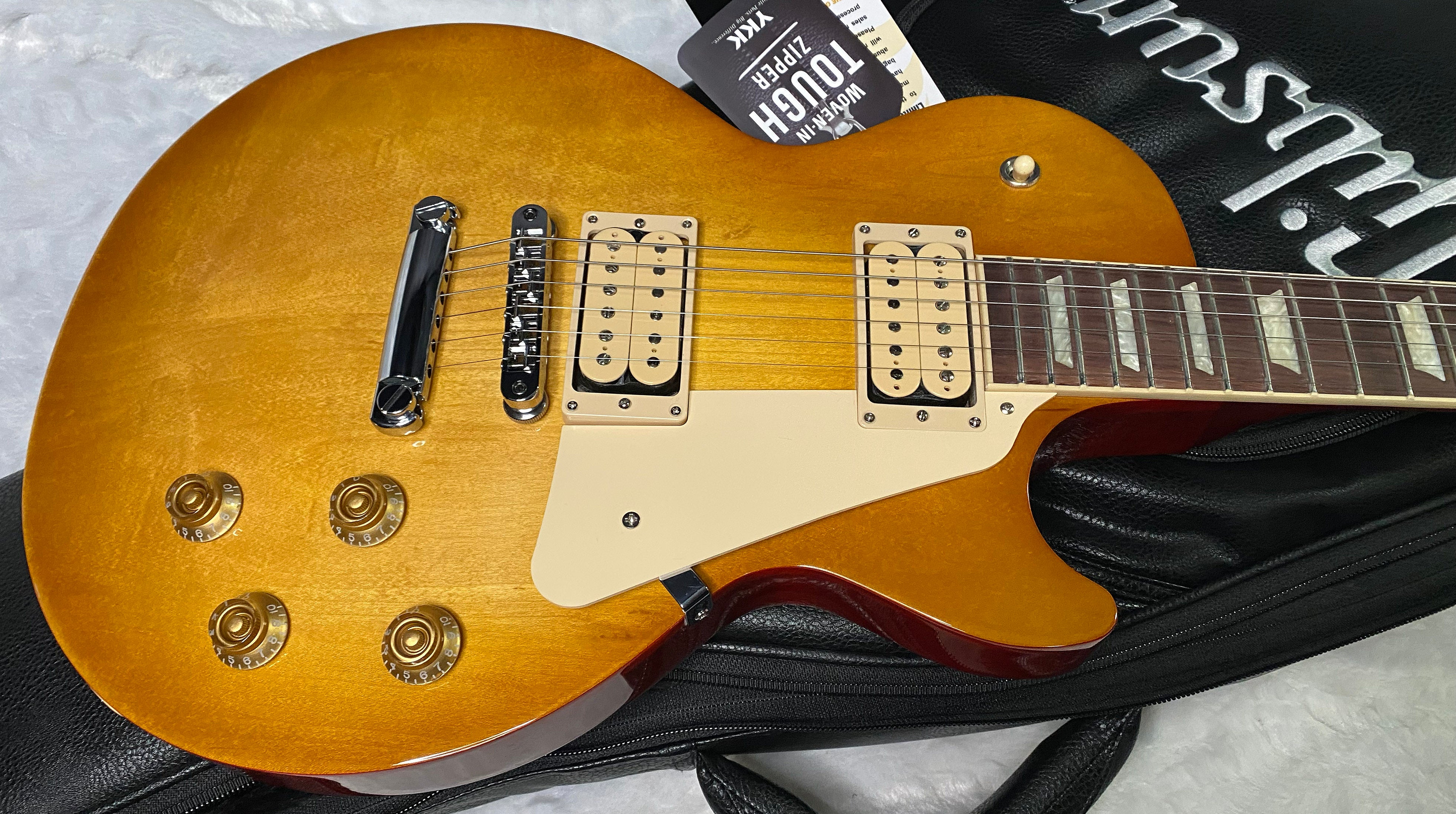 NEW! Gibson Les Paul Studio Double Trouble - Dirty Lemon Burst - Authorized Dealer - Only 7.7 lbs - G06915