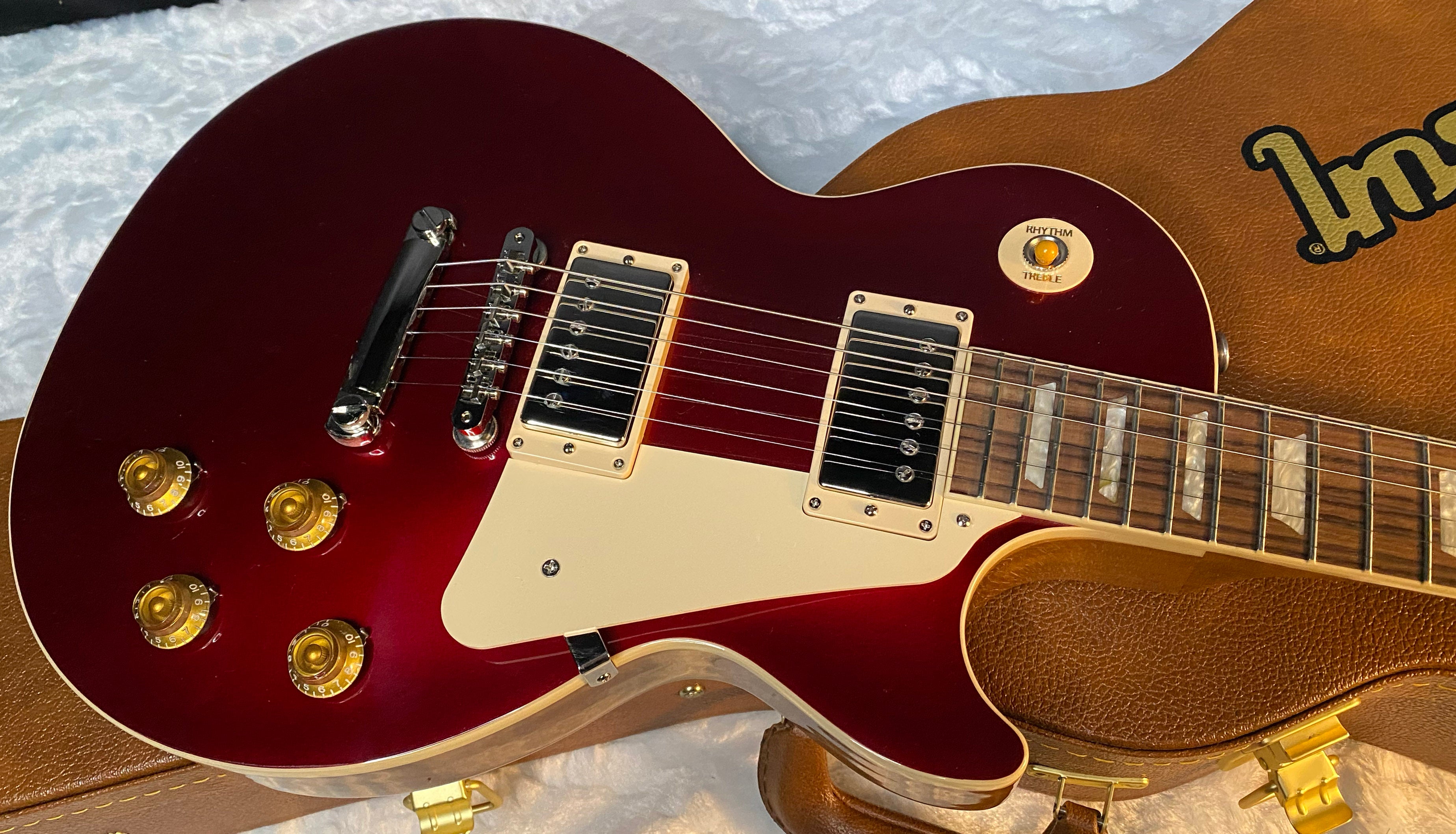 2023 Gibson Les Paul Standard '50s Plain Top Sparkling Burgundy - Only 9.2 lbs - Authorized Dealer