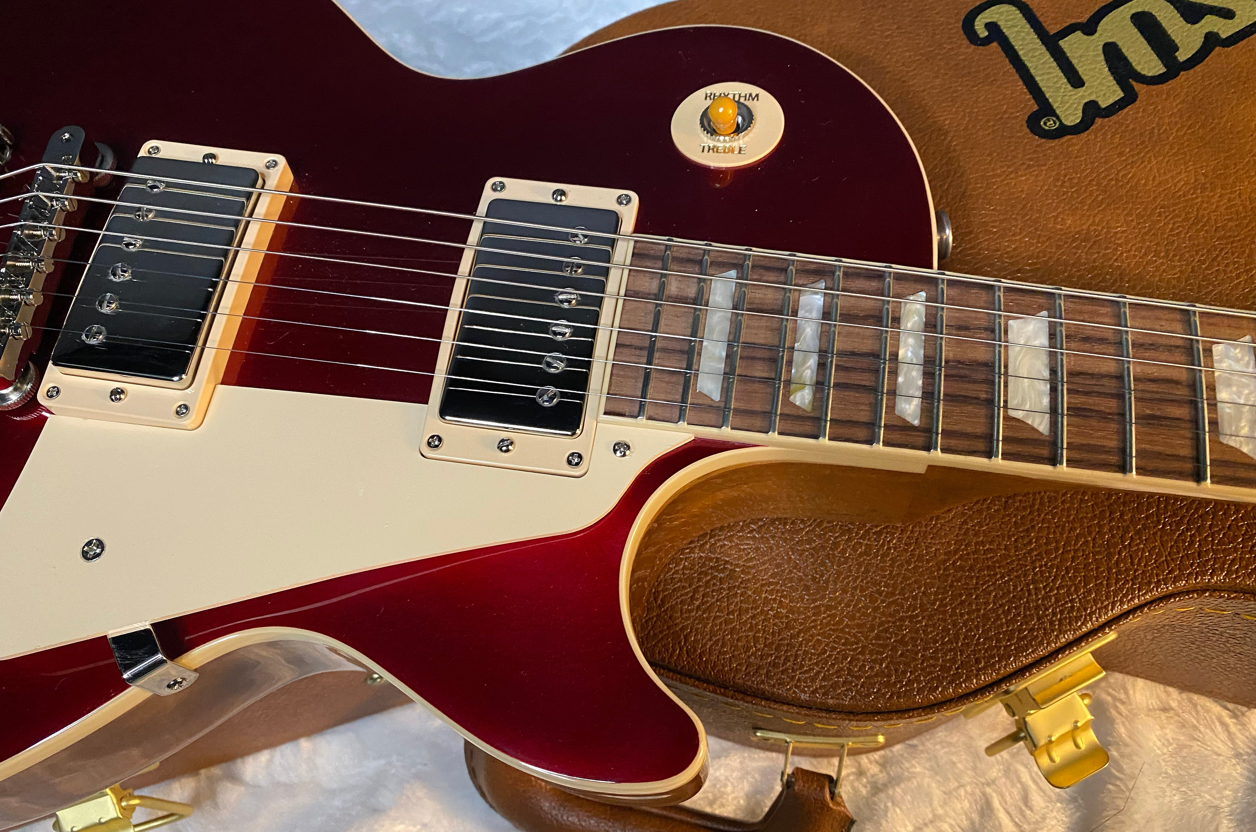 2023 Gibson Les Paul Standard '50s Plain Top Sparkling Burgundy - Only 9.2 lbs - Authorized Dealer