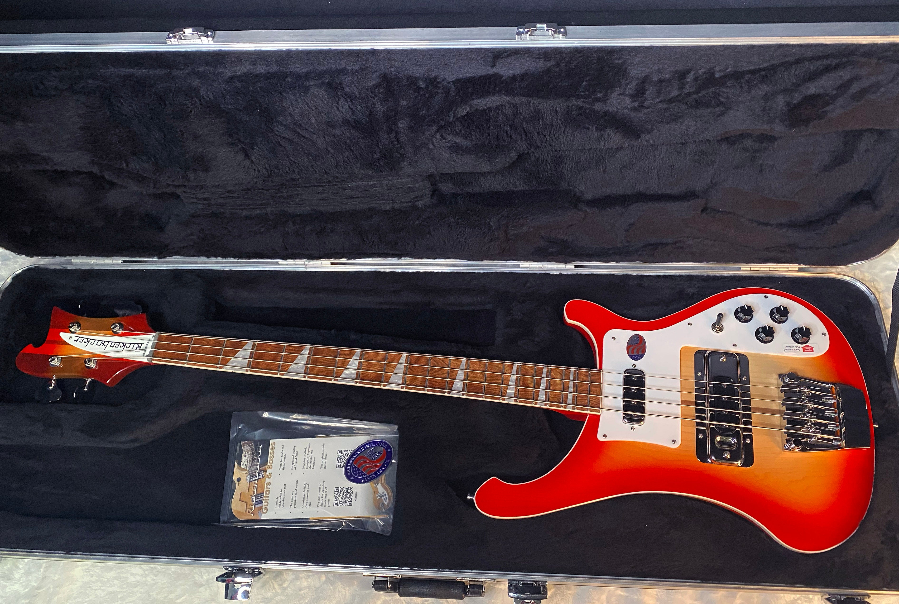 NEW! Rickenbacker 4003 Fire Glo FG - 4-String Bass - Authorized Dealer - 9.4 lbs - G06189