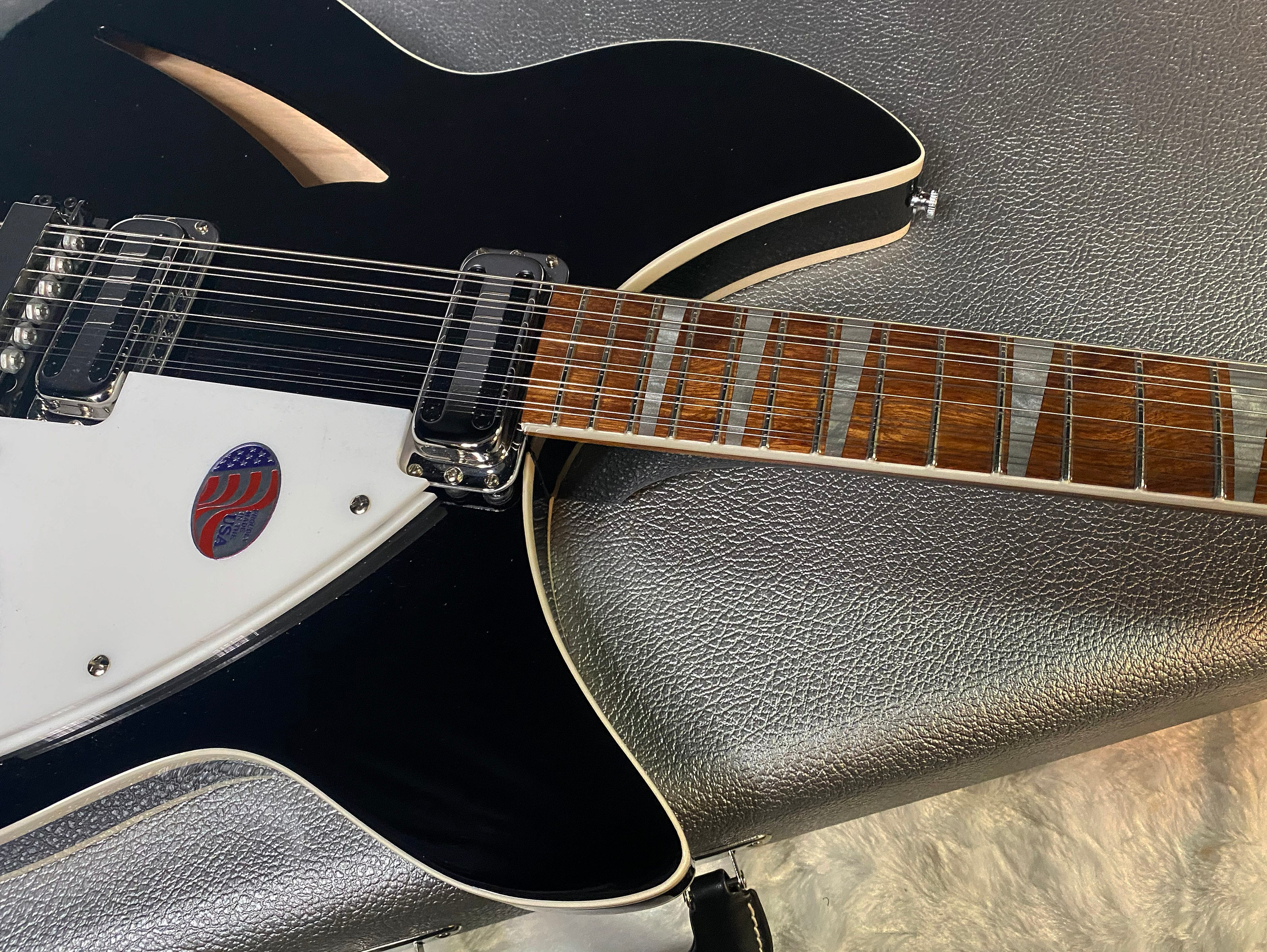 NEW! Rickenbacker 360/12C63 C Series 12-String Electric Guitar Jet Glo - Authorized Dealer - In-Stock! 8.2lbs - G06939