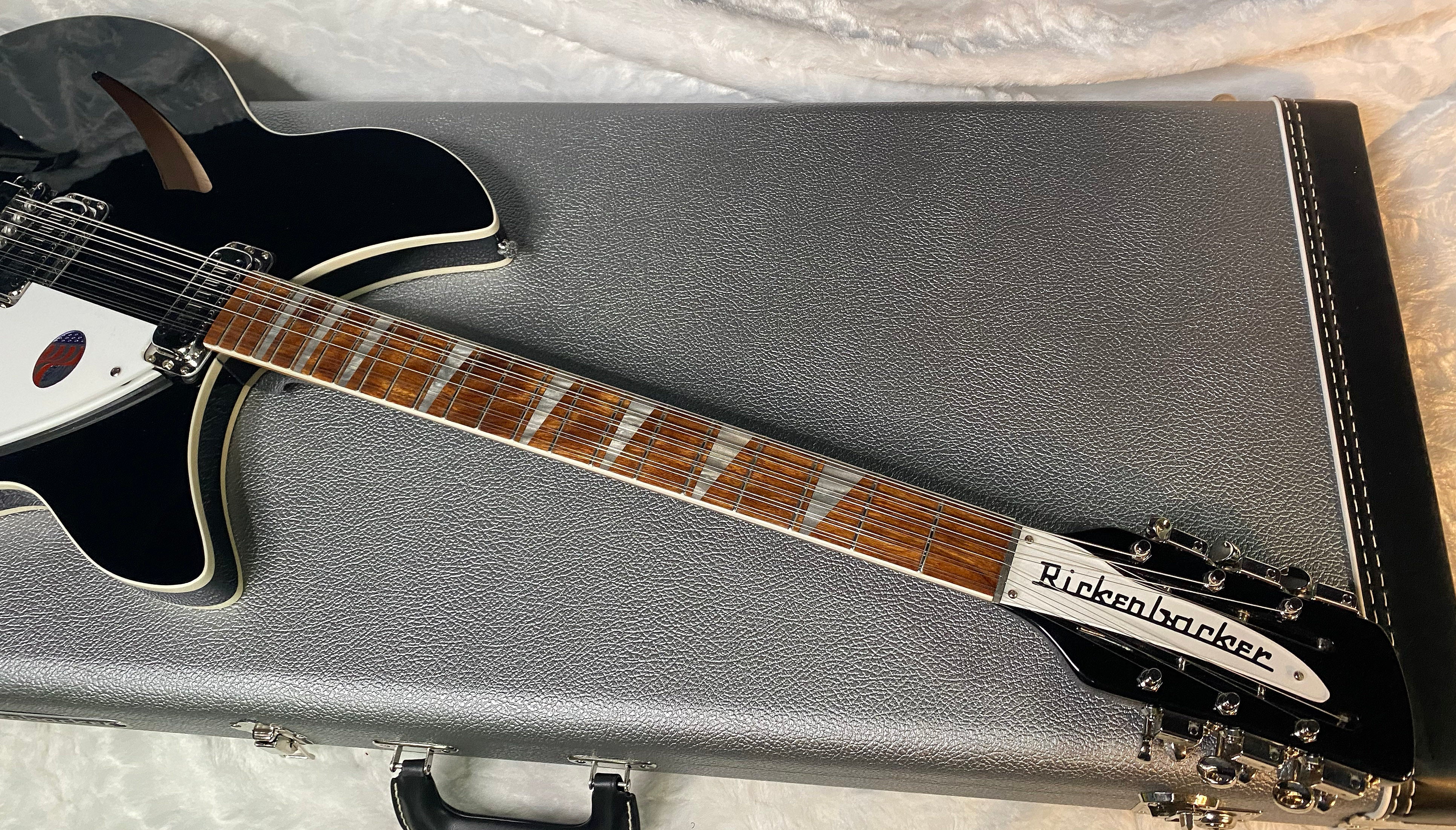 NEW! Rickenbacker 360/12C63 C Series 12-String Electric Guitar Jet Glo - Authorized Dealer - In-Stock! 8.2lbs - G06939